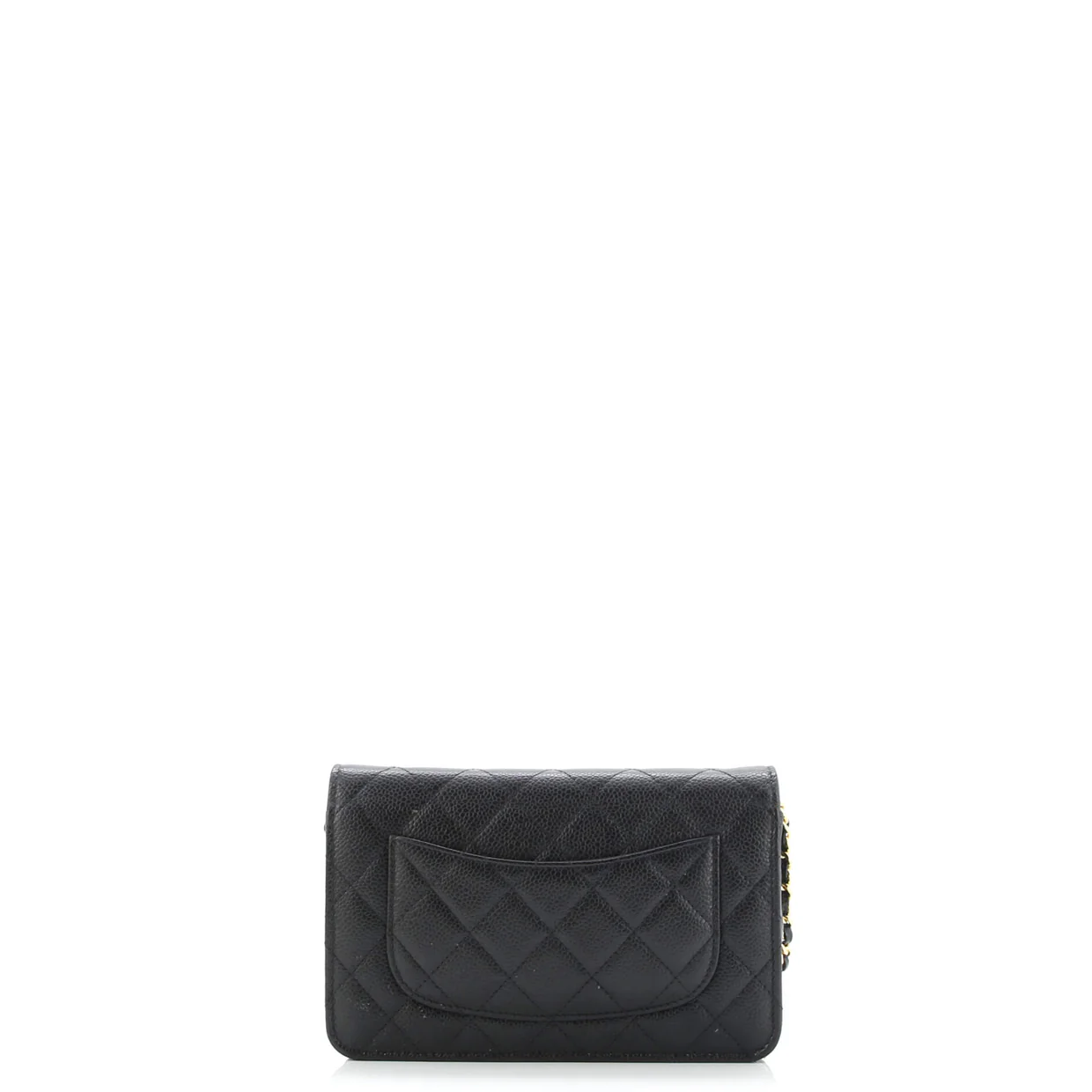 Wallet on Chain Quilted Caviar - Deep Luxury