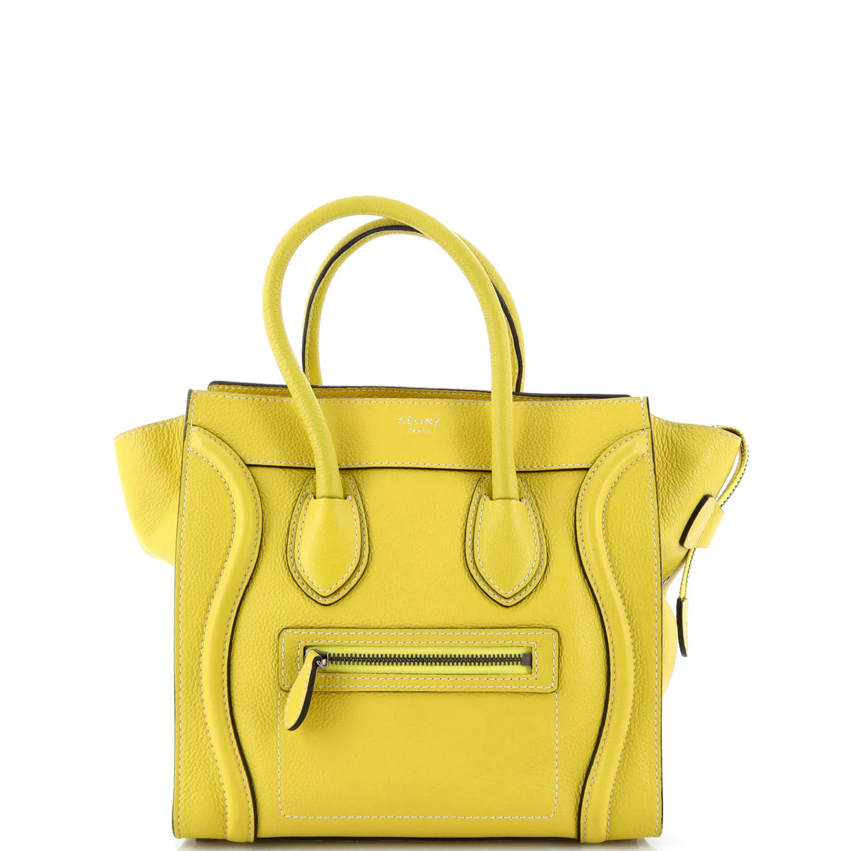 Luggage Bag Grainy Leather Micro - Deep Luxury