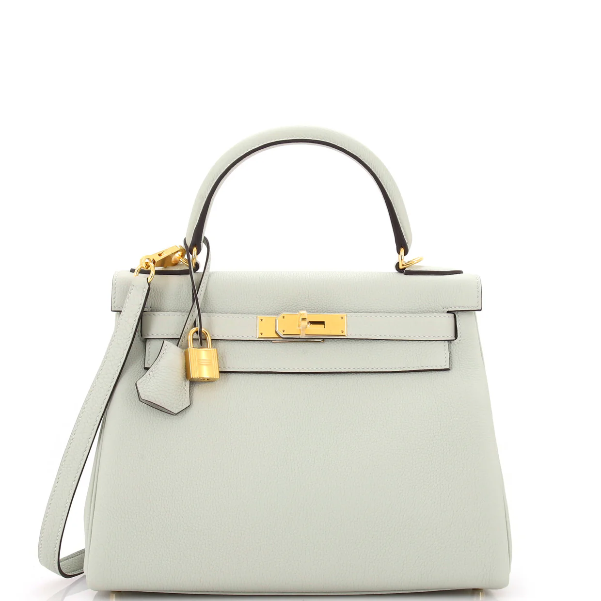Kelly Handbag Grey Togo with Gold Hardware 28 - Deep Luxury
