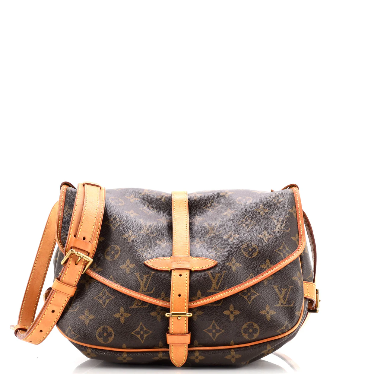 Saumur Handbag Monogram Canvas 30 - Deep Luxury