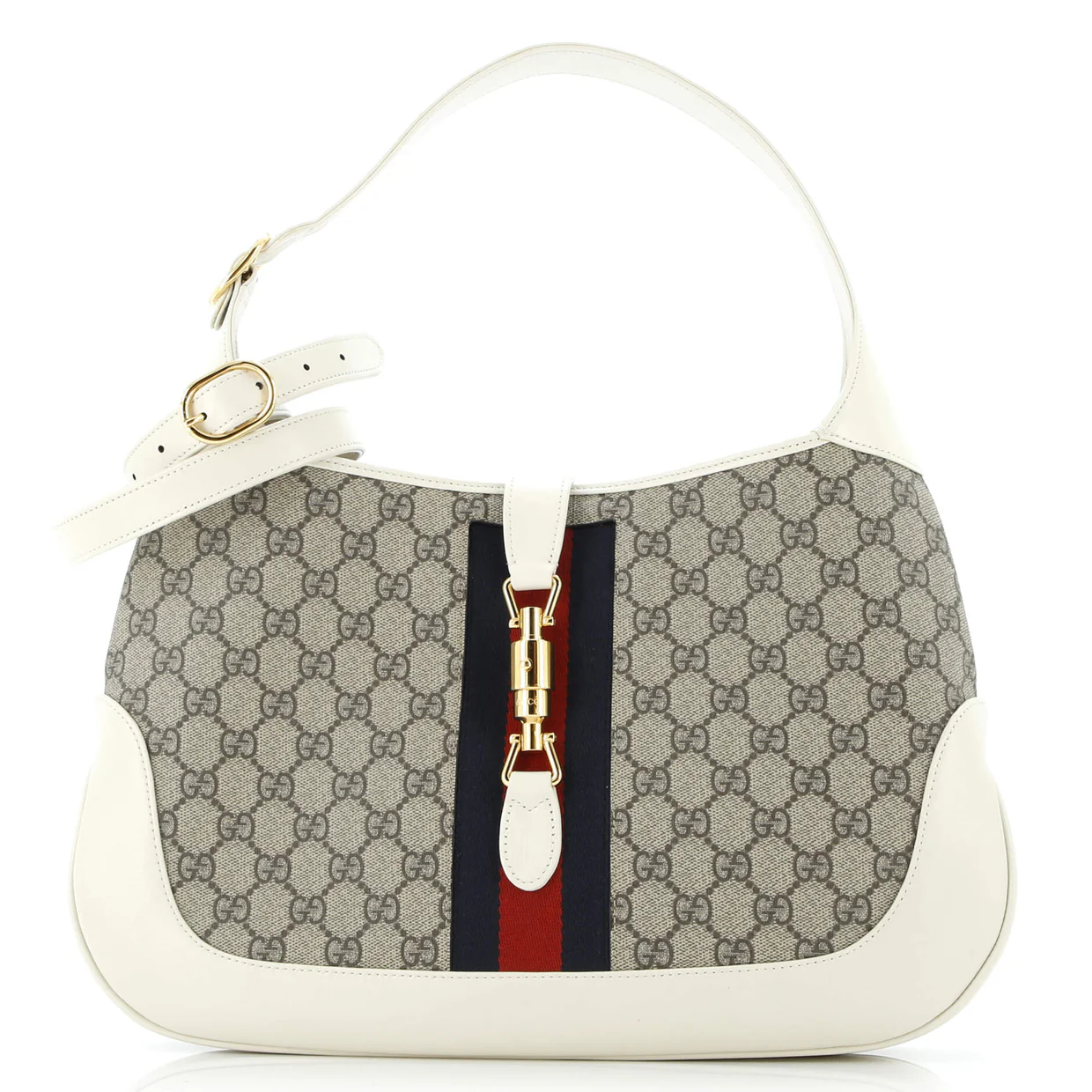 Jackie 1961 Hobo GG Coated Canvas Medium - Deep Luxury