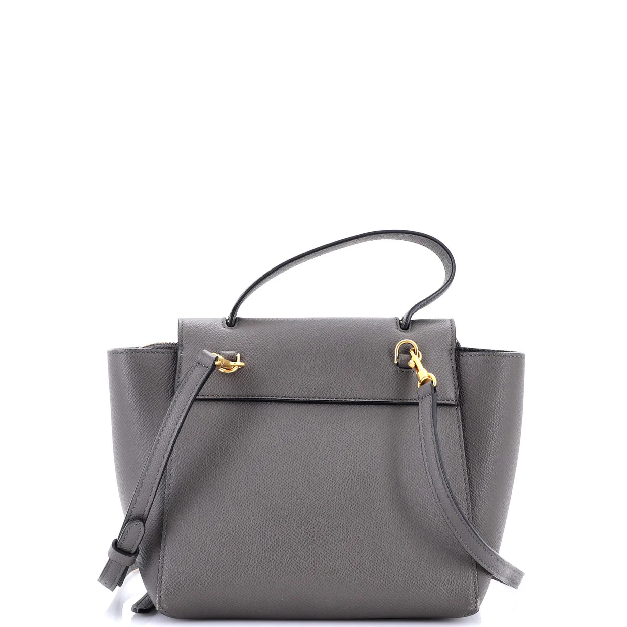 Belt Bag Textured Leather Nano - Deep Luxury