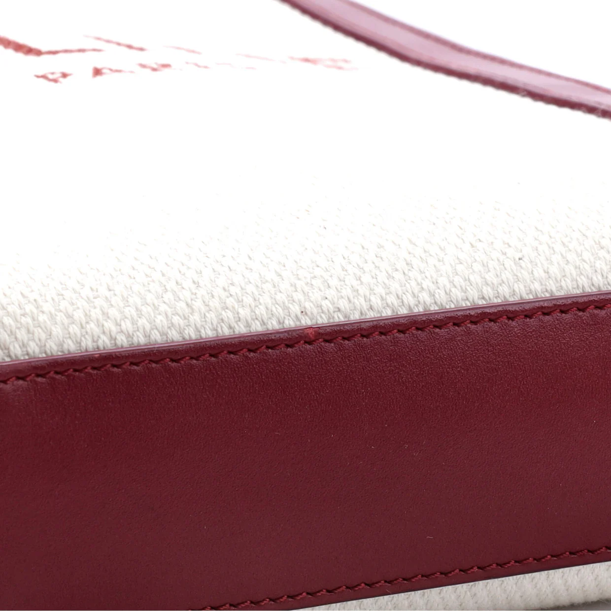 Vertical Cabas Tote Canvas with Leather Mini - Deep Luxury