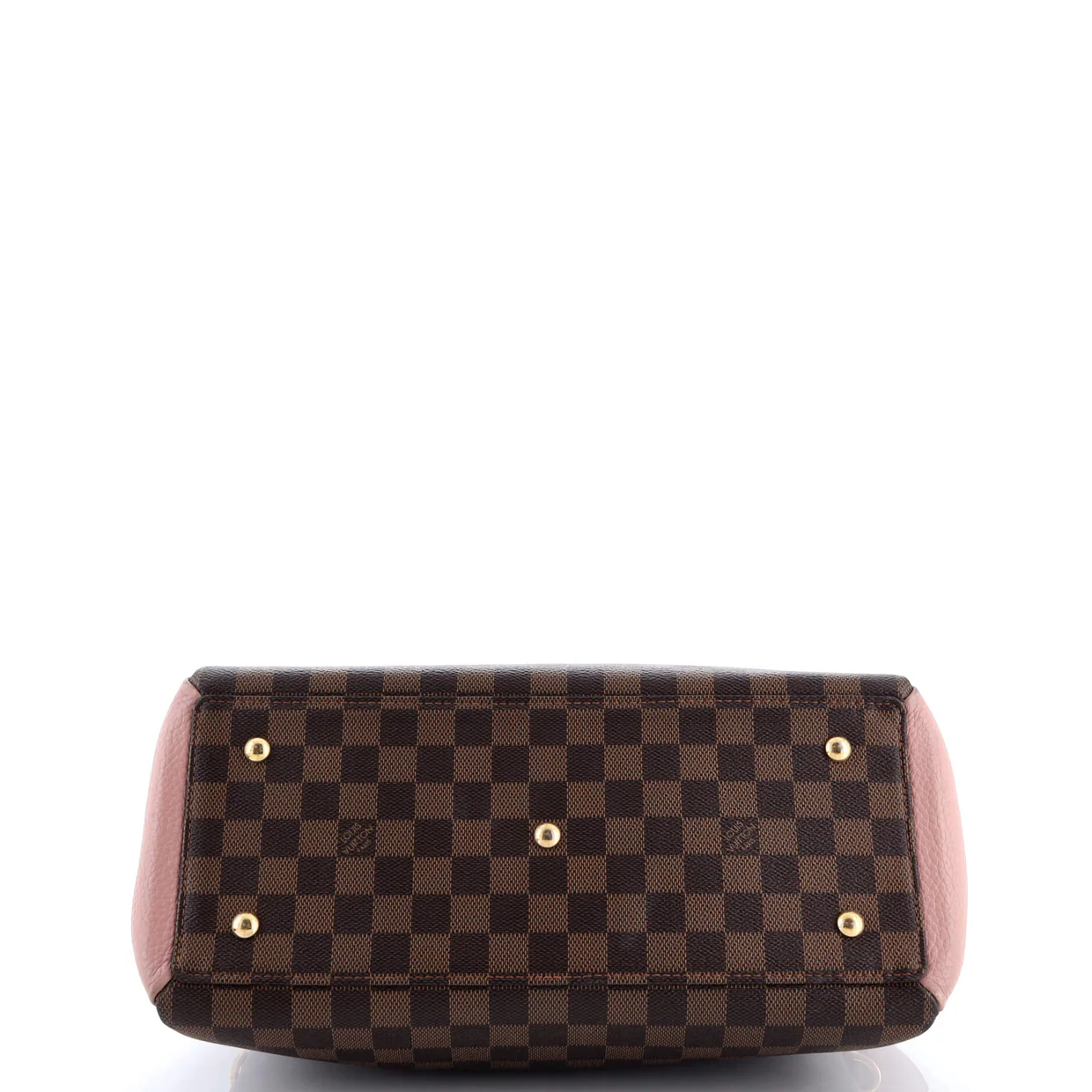 Normandy Handbag Damier and Leather - Deep Luxury