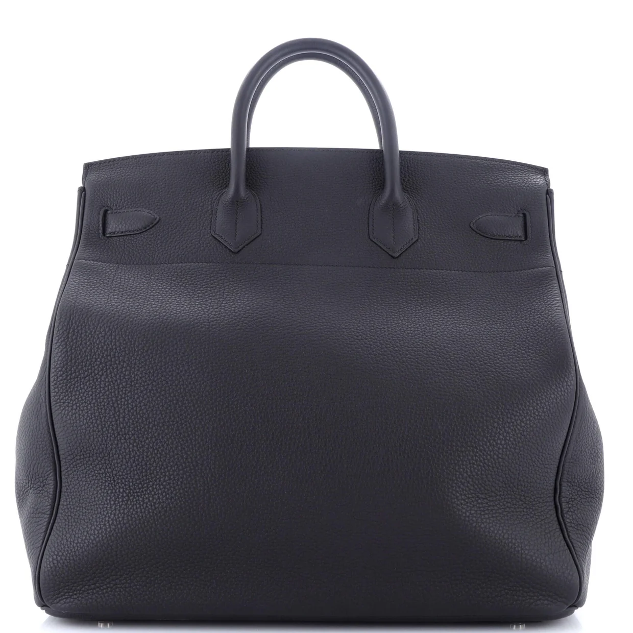 HAC Birkin Bag Noir Togo with Palladium Hardware 40 - Deep Luxury