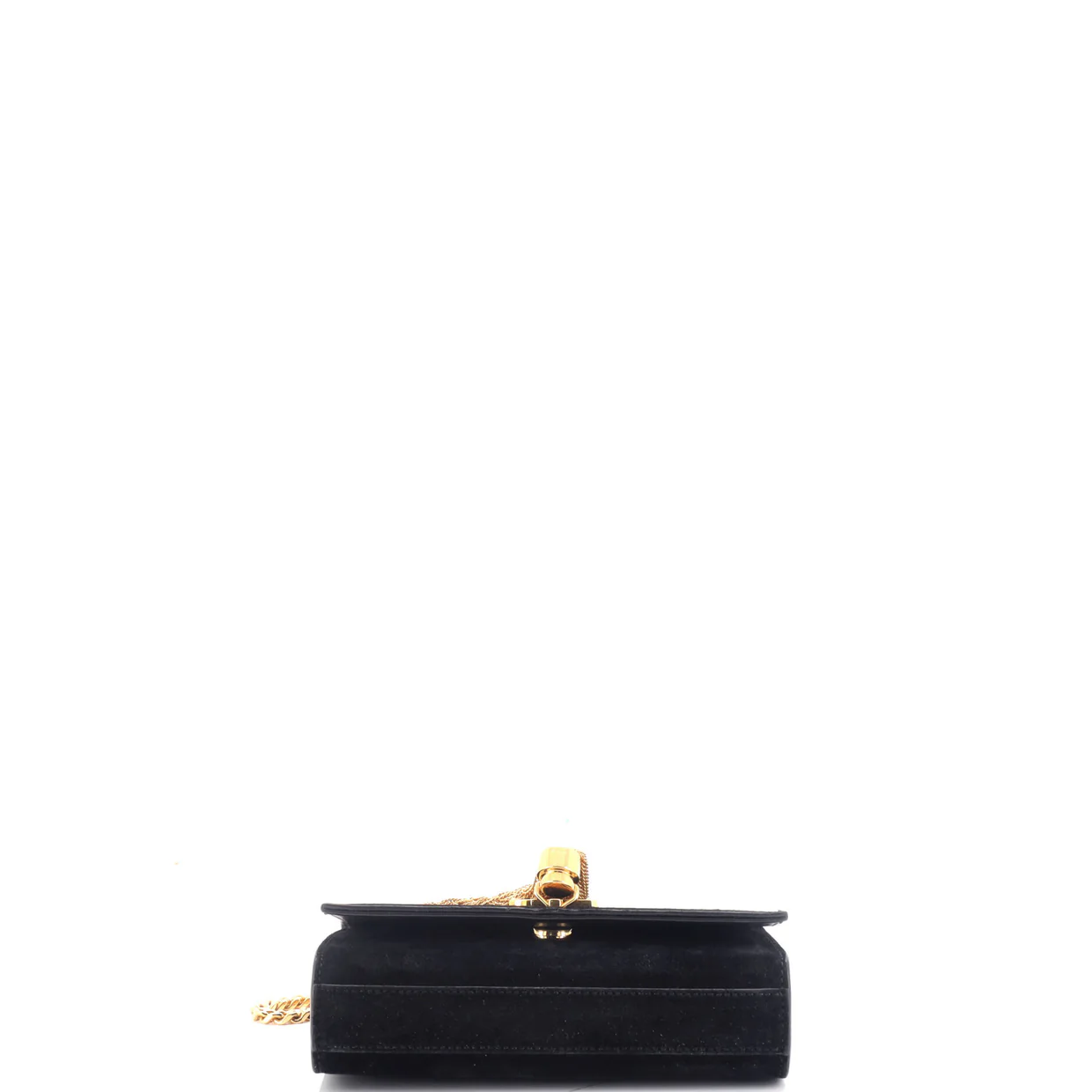 Classic Monogram Tassel Crossbody Bag Suede Small - Deep Luxury