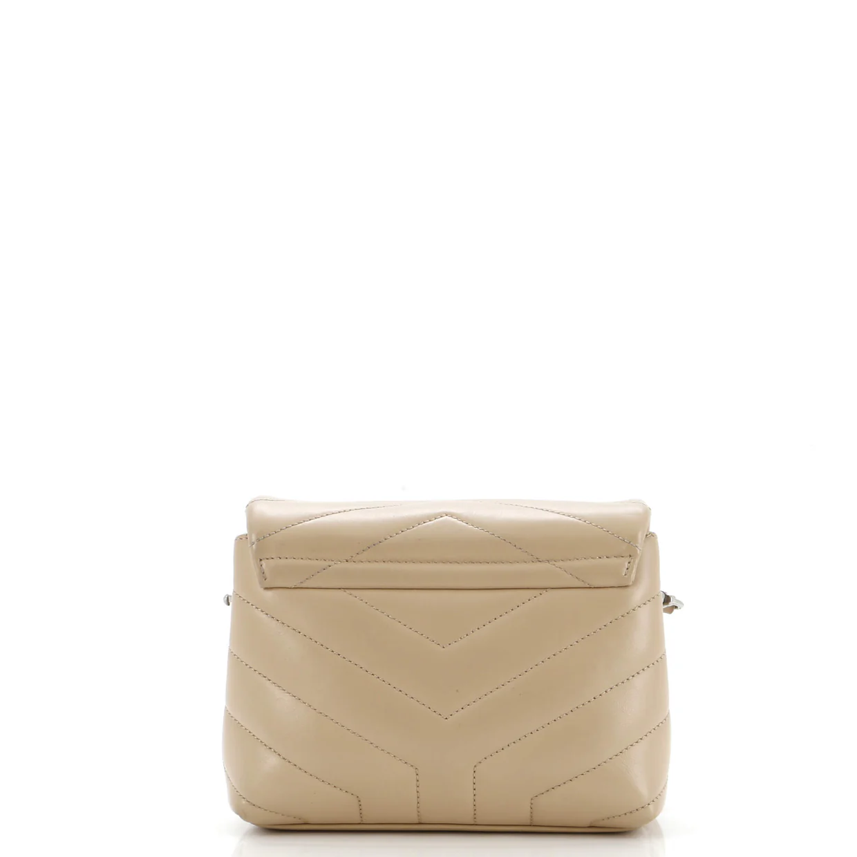 Loulou Shoulder Bag Matelasse Chevron Leather Toy - Deep Luxury