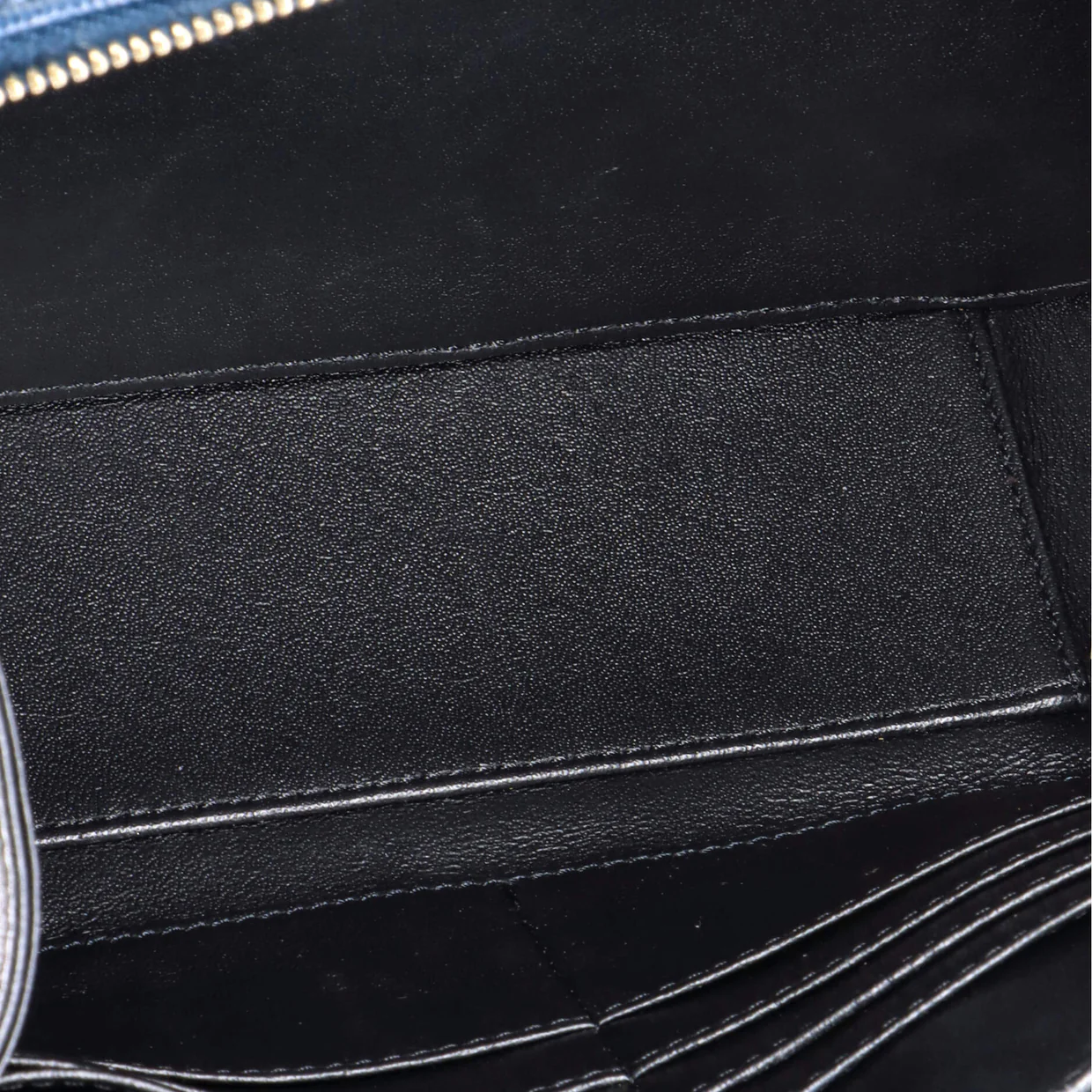 Filigree Vanity Case Quilted Caviar Large - Deep Luxury