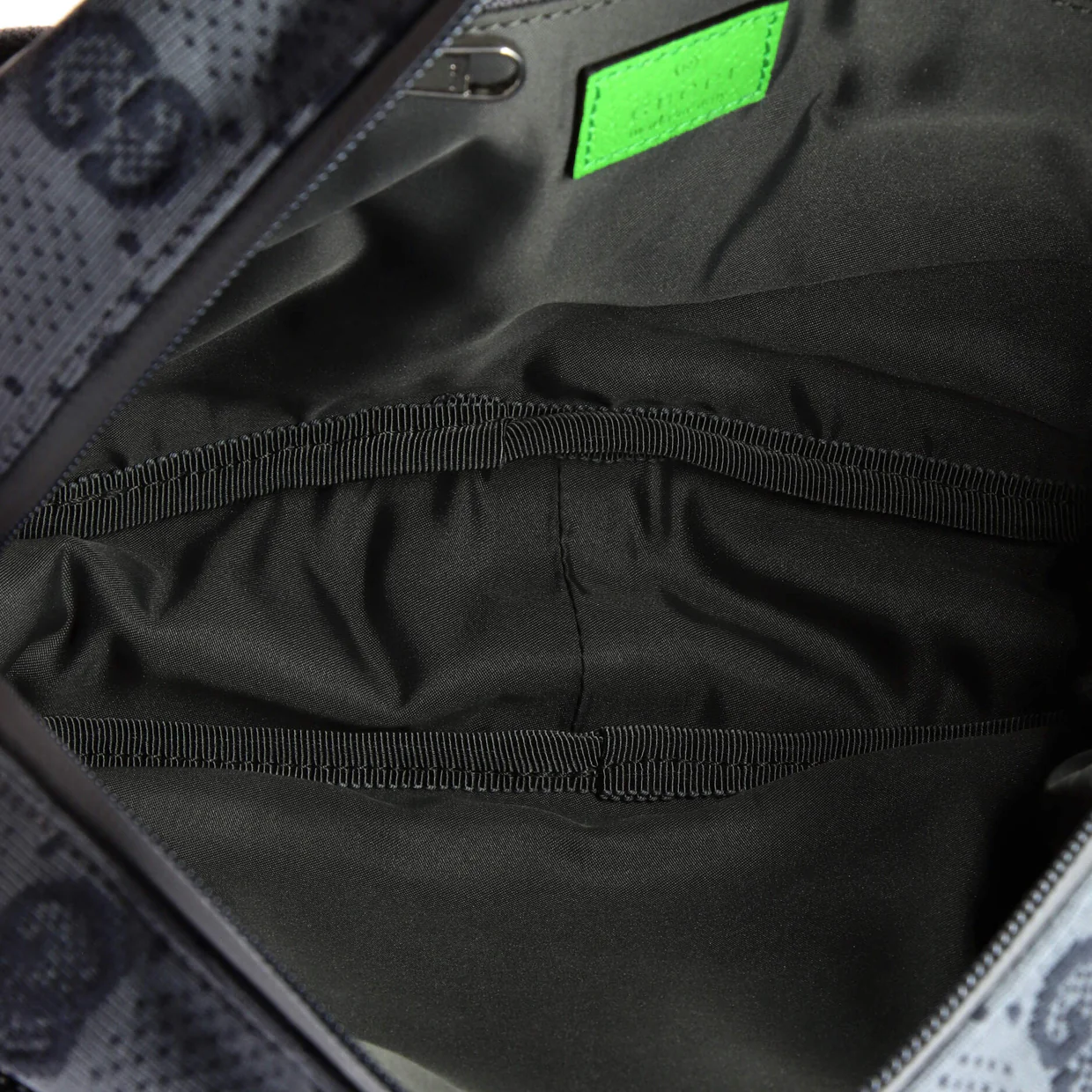 Buckle Flap Chest Strap Backpack GG Fabric with Rubber - Deep Luxury