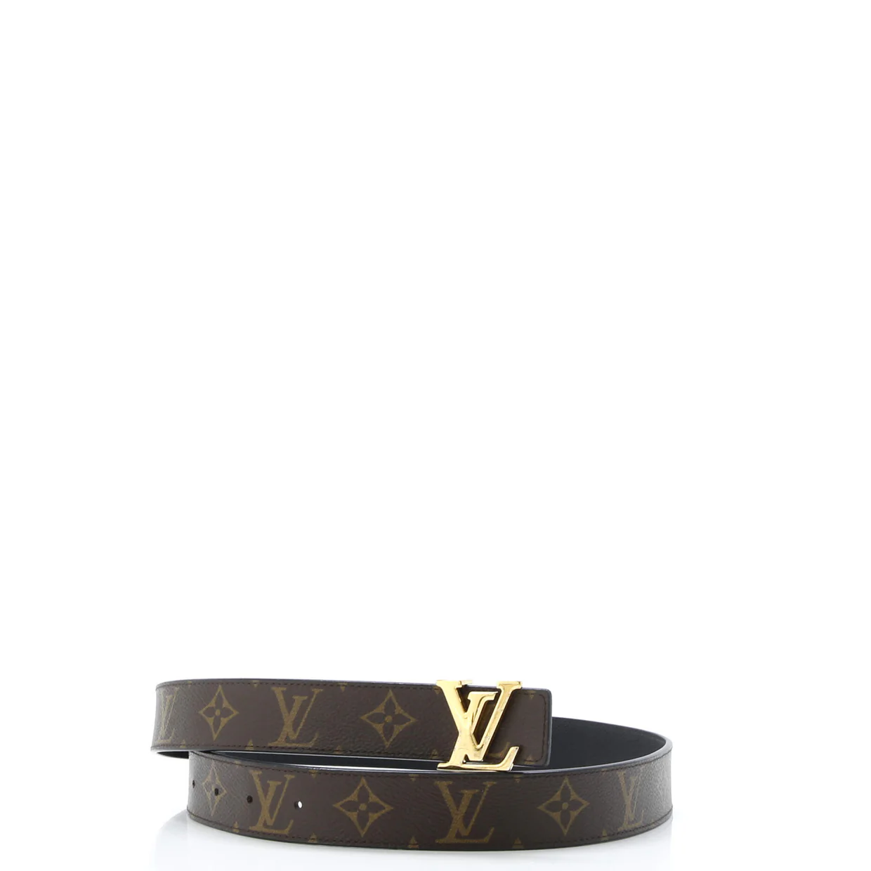 LV Initiales Reversible Belt Monogram Canvas and Leather Medium - Deep Luxury