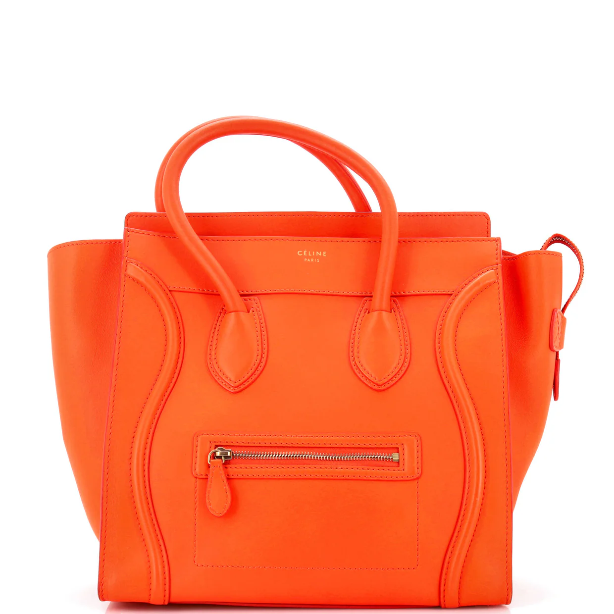 Luggage Bag Smooth Leather Mini - Deep Luxury