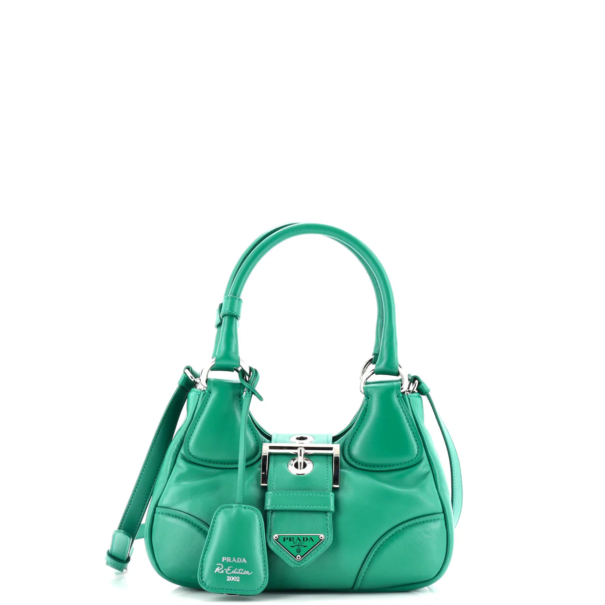 Re-Edition 2002 Moon Handle Bag Padded Nappa Leather - Deep Luxury