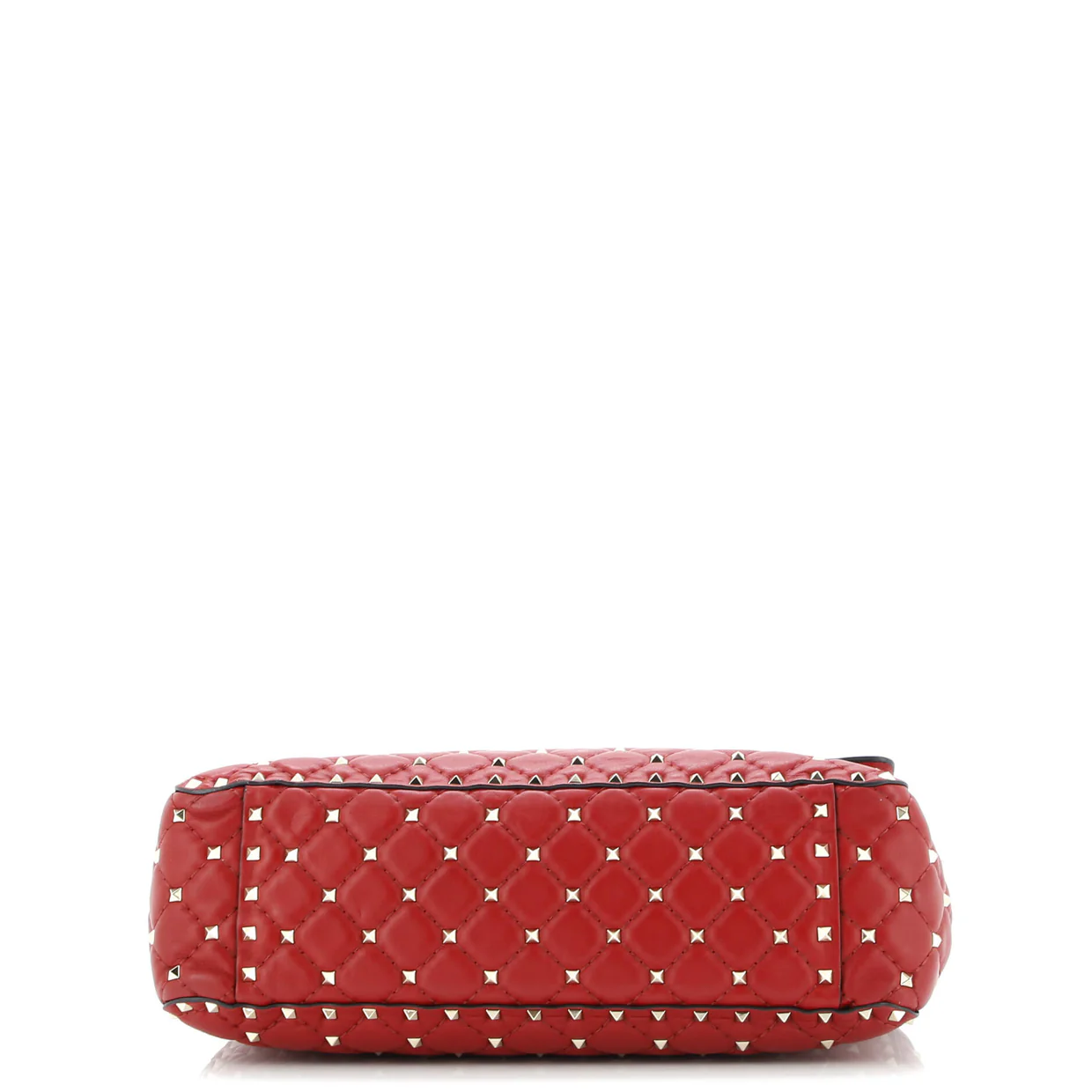 Rockstud Spike Flap Bag Quilted Leather Large - Deep Luxury