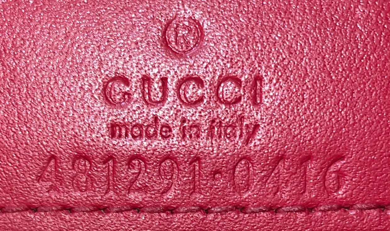 Cherries Wallet on Chain GG Coated Canvas Mini - Deep Luxury