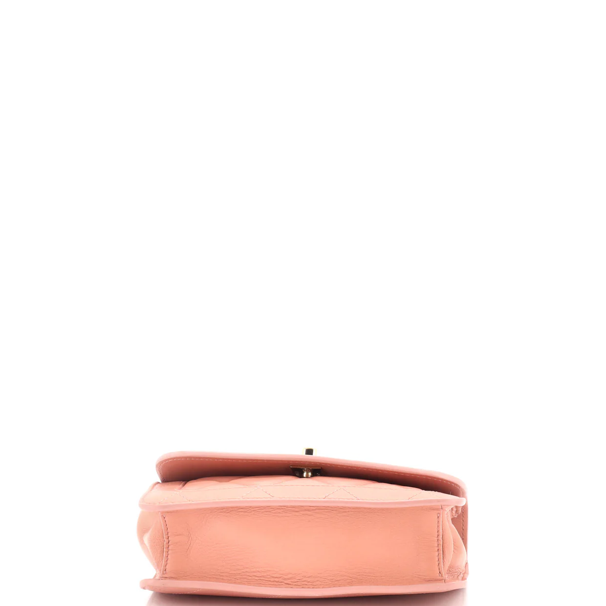 CC Front Pocket Flap Bag Stitched Calfskin Small - Deep Luxury