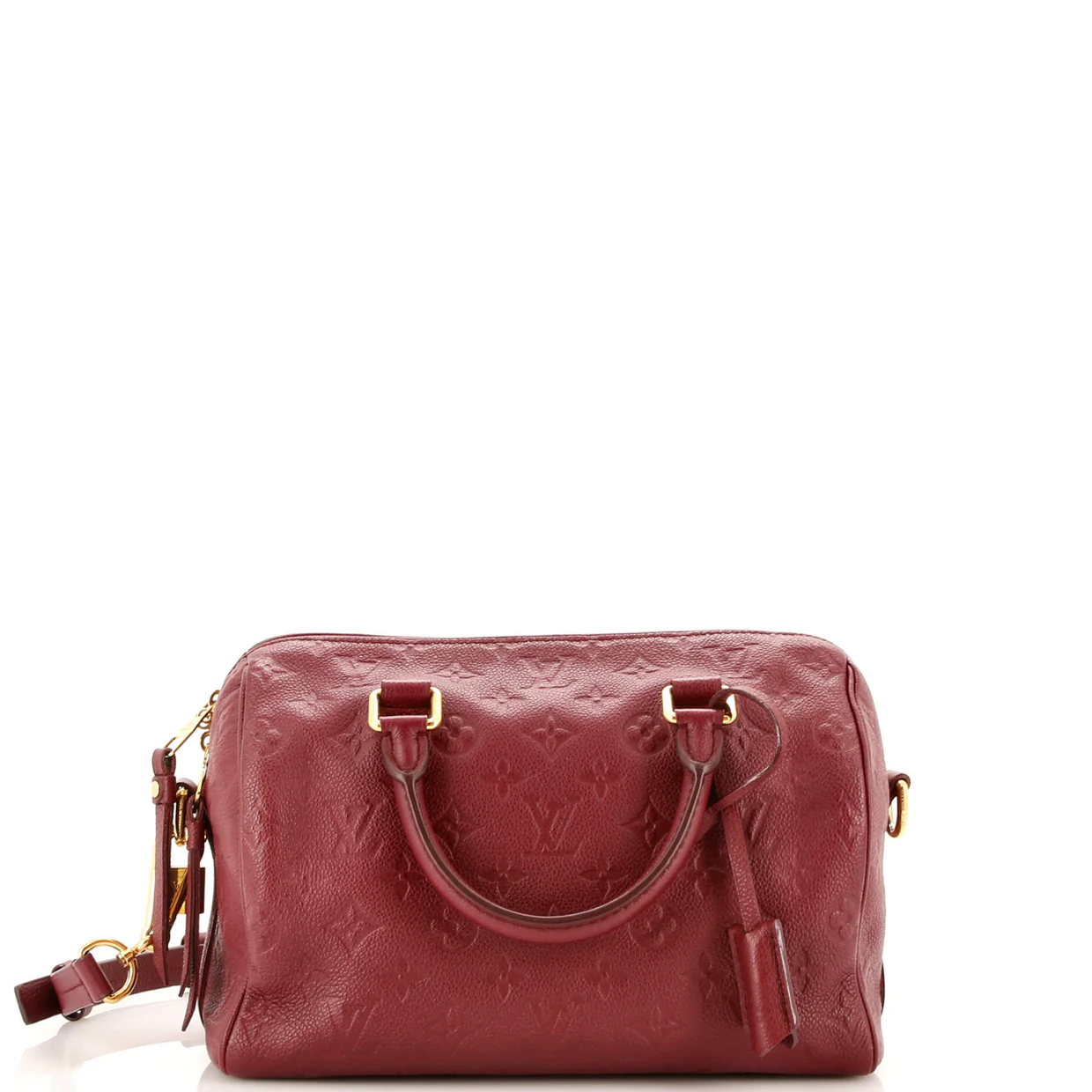 Speedy Bandouliere Bag Monogram Empreinte Leather 25 - Deep Luxury