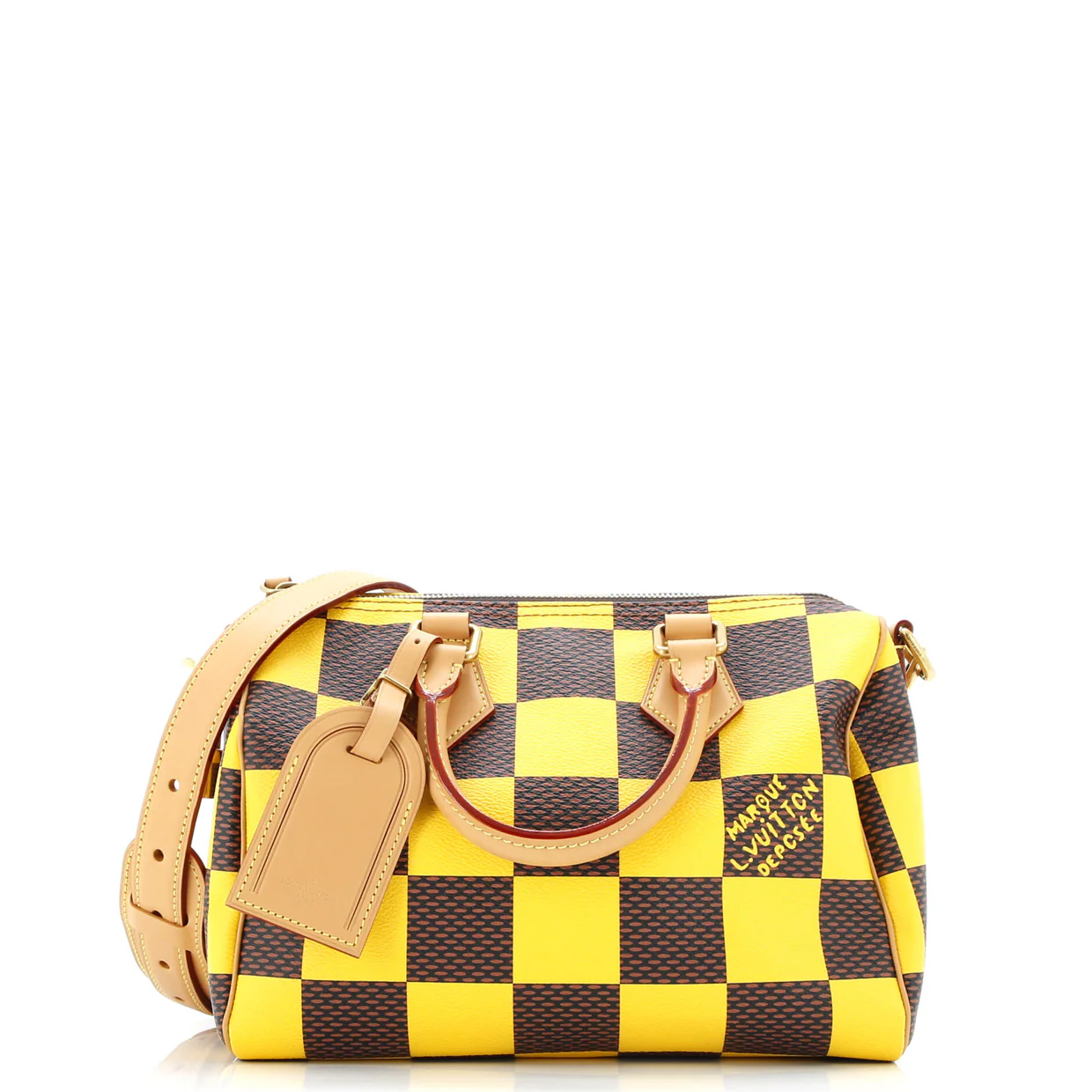 Speedy Bandouliere Bag Damier Pop 25 - Deep Luxury