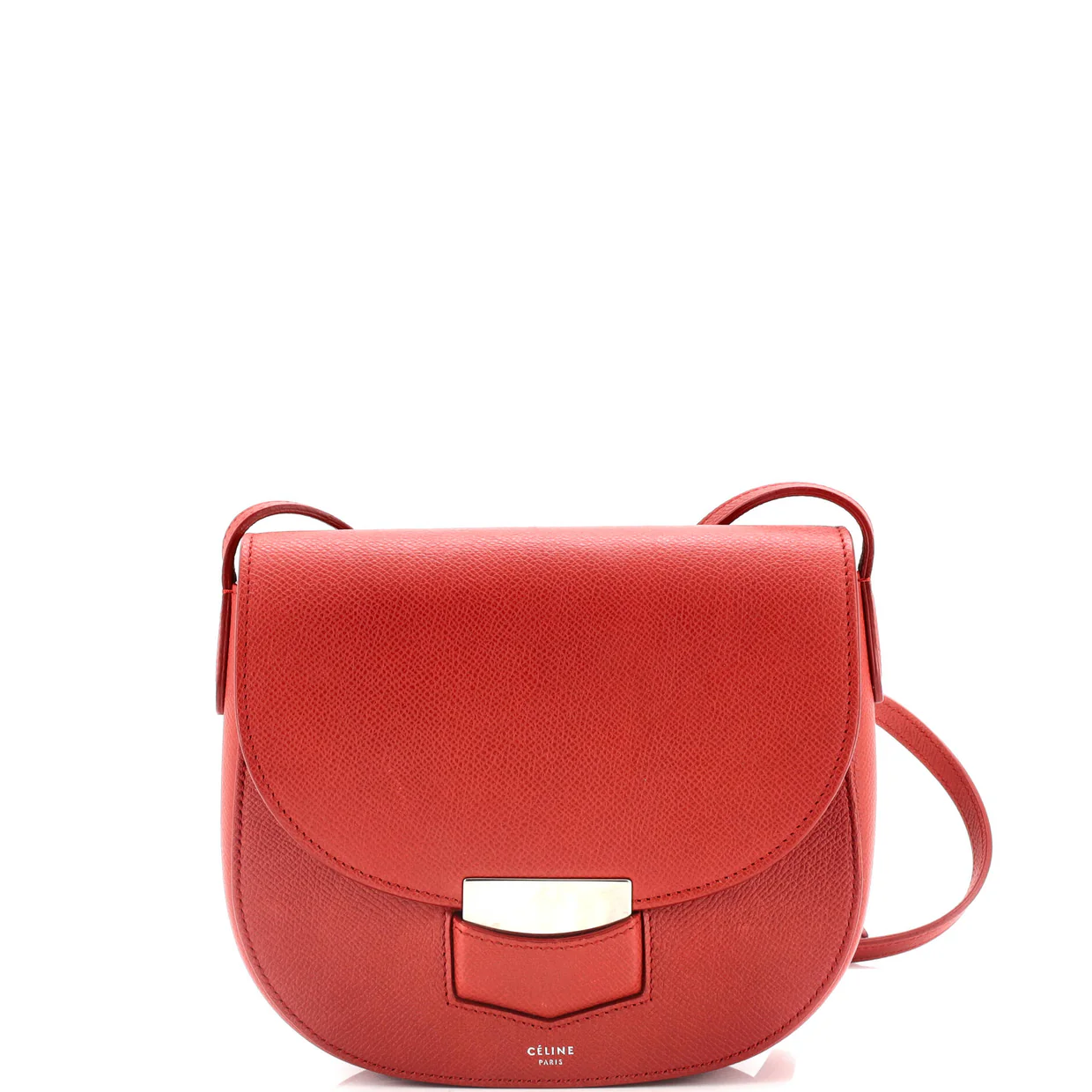 Trotteur Crossbody Bag Grainy Leather Small - Deep Luxury