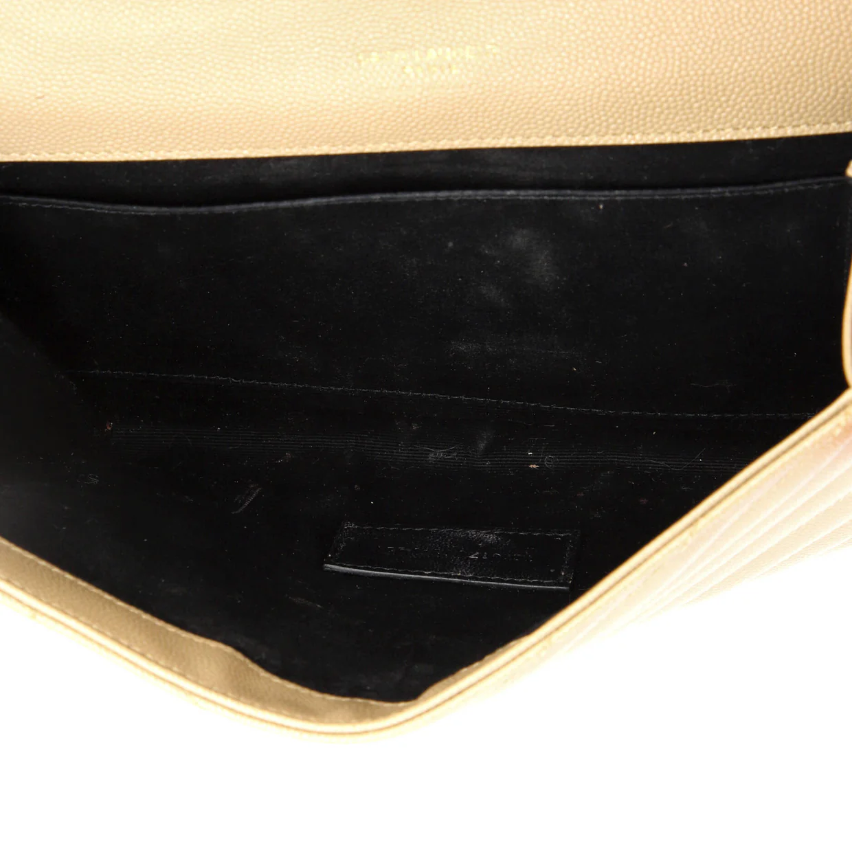 Classic Monogram Envelope Wristlet Clutch Matelasse Chevron Leather - Deep Luxury