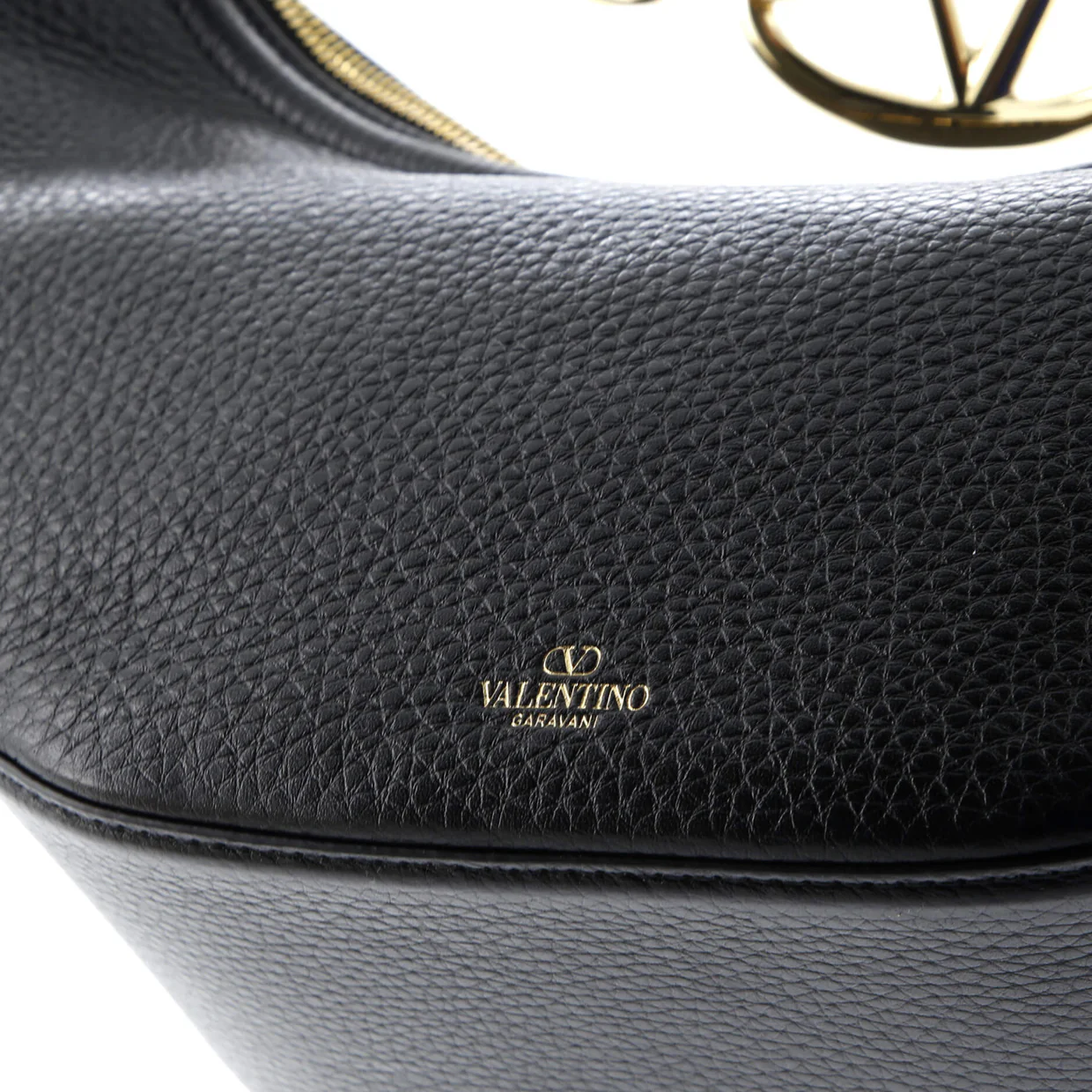 Vlogo Moon Hobo Leather Small - Deep Luxury