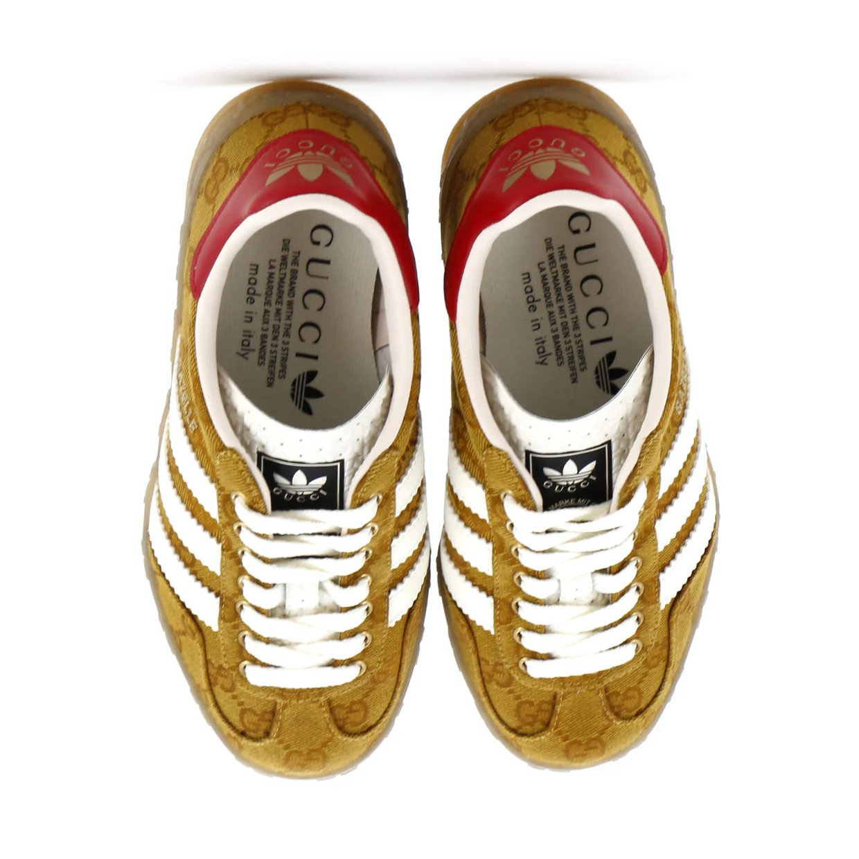 x Adidas Women's Gazelle Sneakers GG Canvas - Deep Luxury