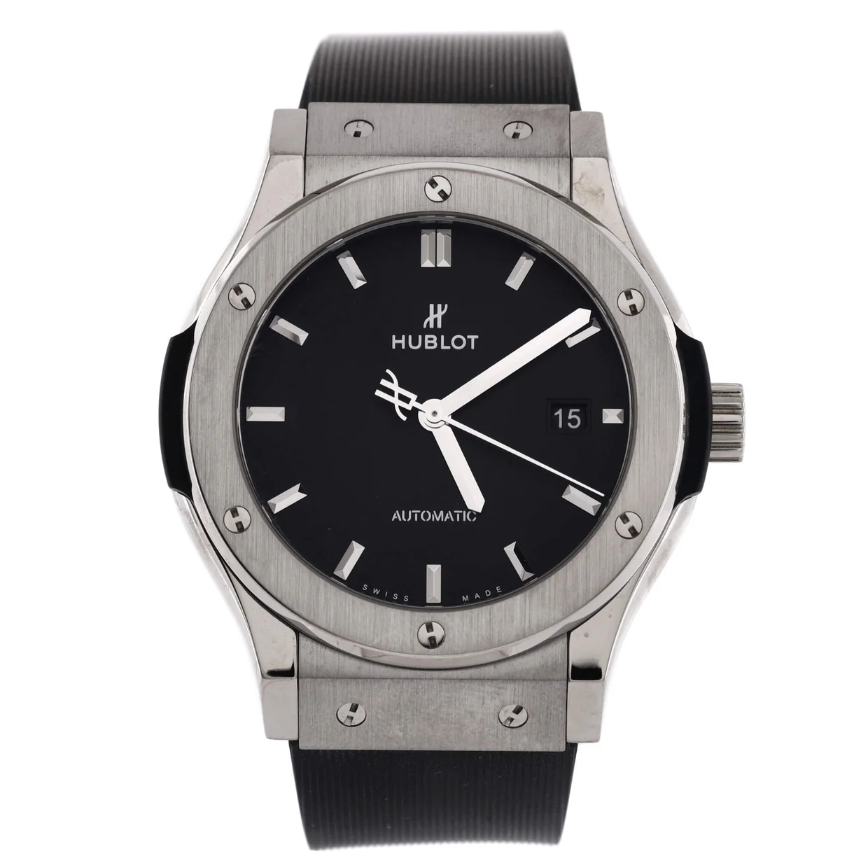 Classic Fusion Automatic Watch Titanium and Rubber 42 - Deep Luxury