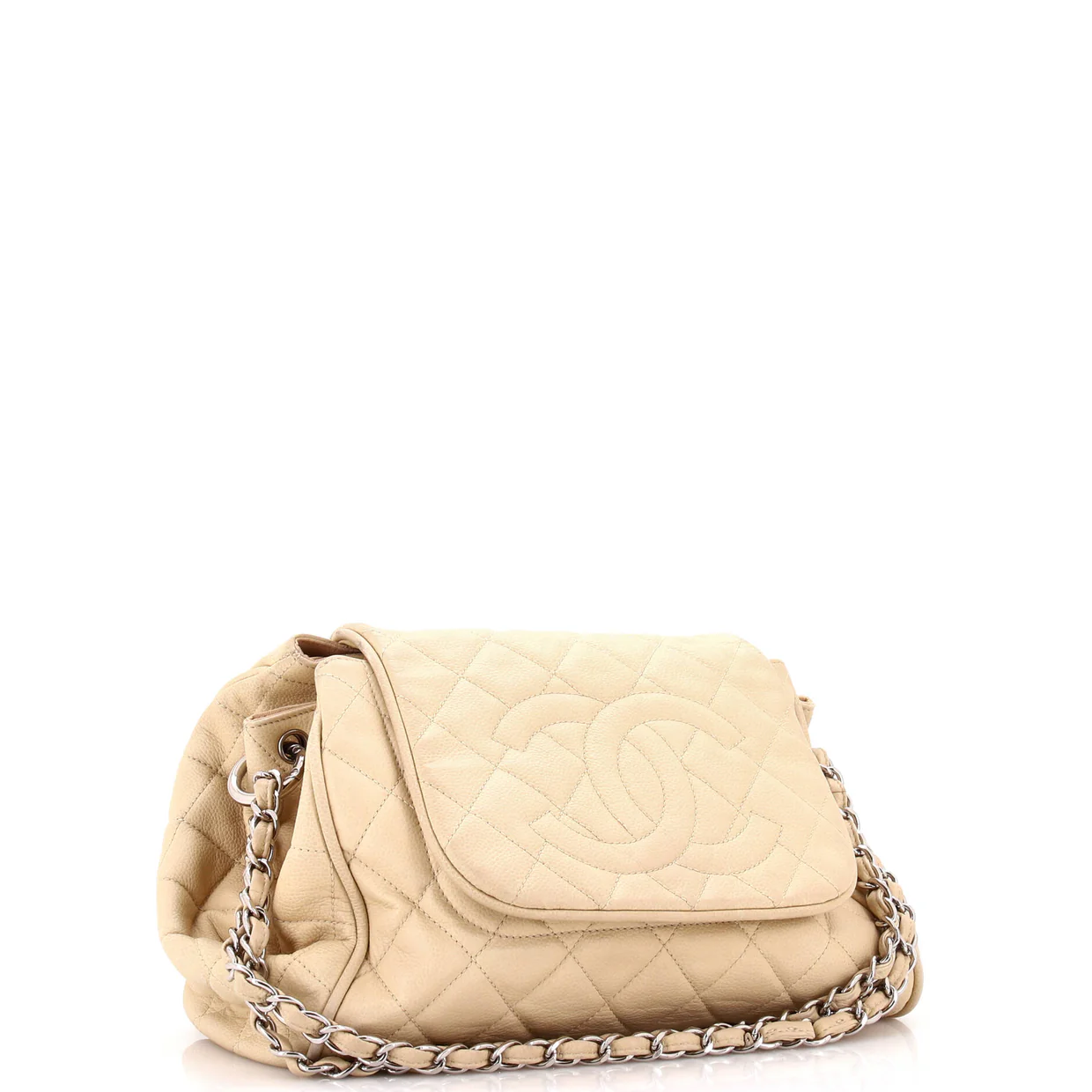 Timeless Accordion Flap Bag Quilted Caviar - Deep Luxury