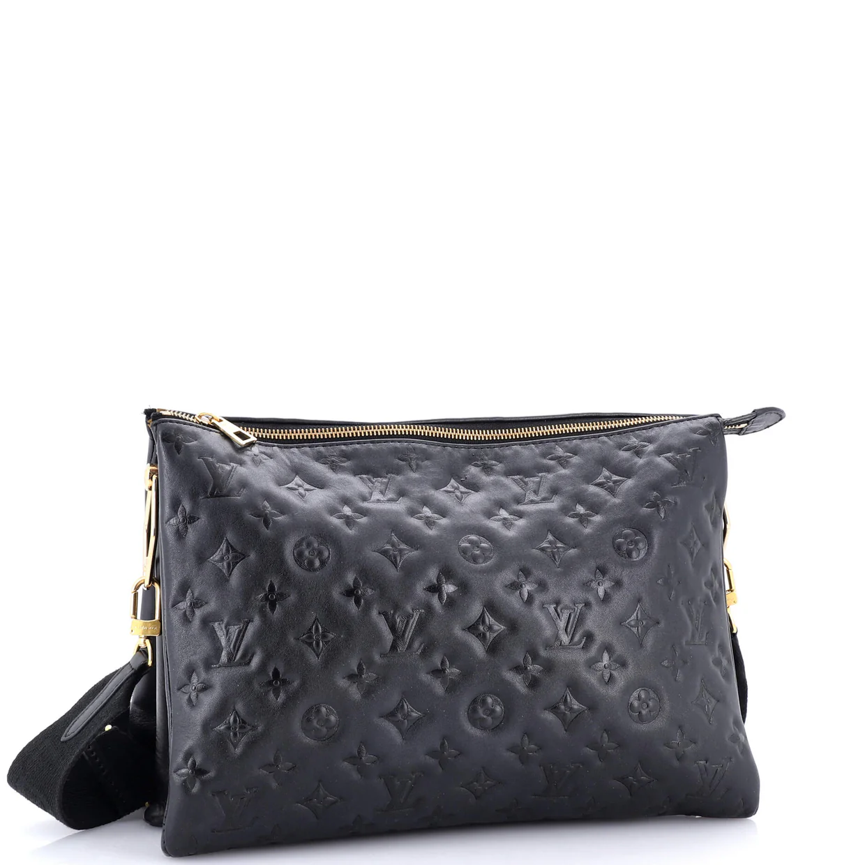 Coussin Bag Monogram Embossed Lambskin MM - Deep Luxury