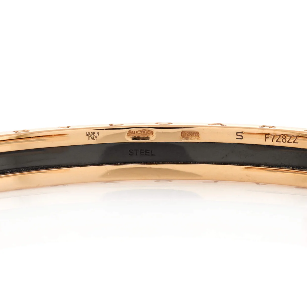 B.Zero1 Cuff Bracelet 18K Rose Gold and Stainless Steel - Deep Luxury