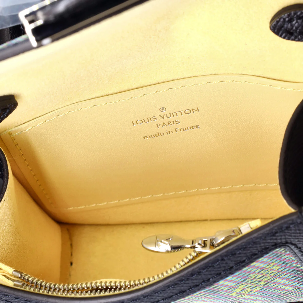 Dauphine Shoulder Bag Damier Monogram LV Pop Canvas Mini - Deep Luxury