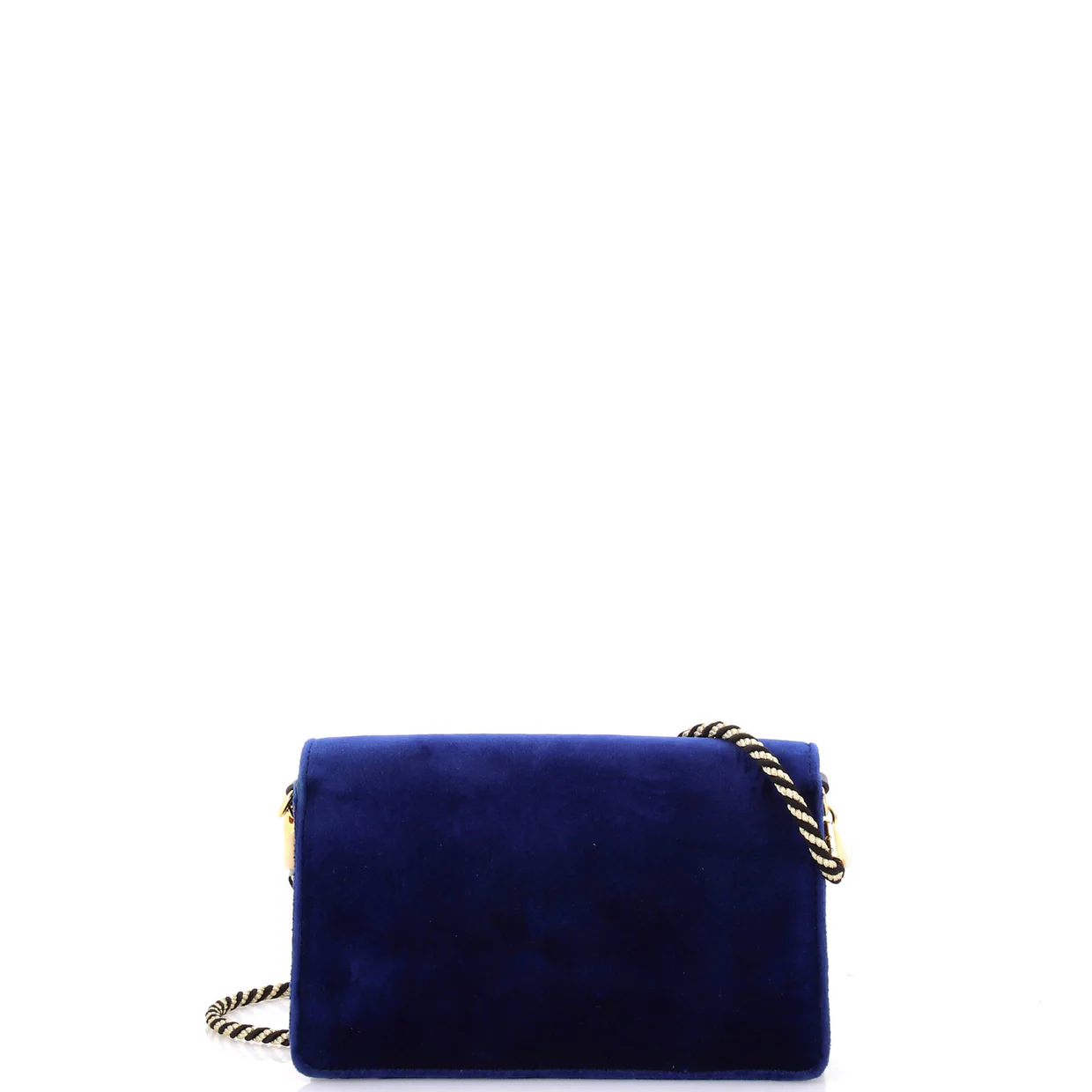 G Broadway Shoulder Bag Velvet with Crystals Small - Deep Luxury