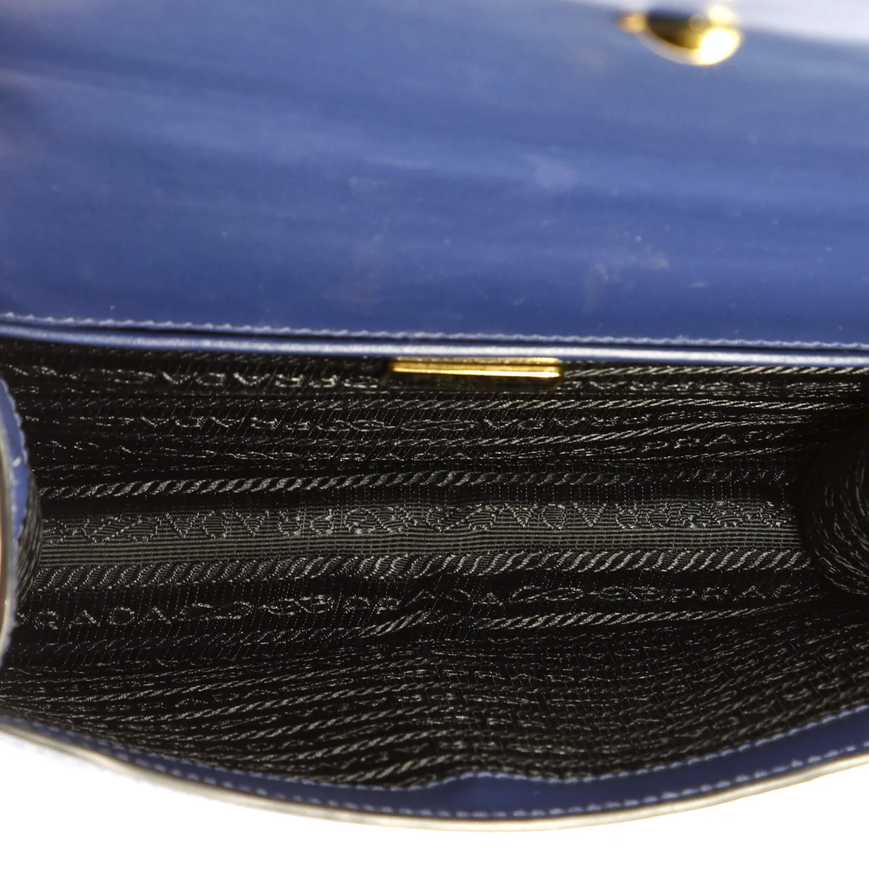 Chain Flap Bag Saffiano Leather Small - Deep Luxury