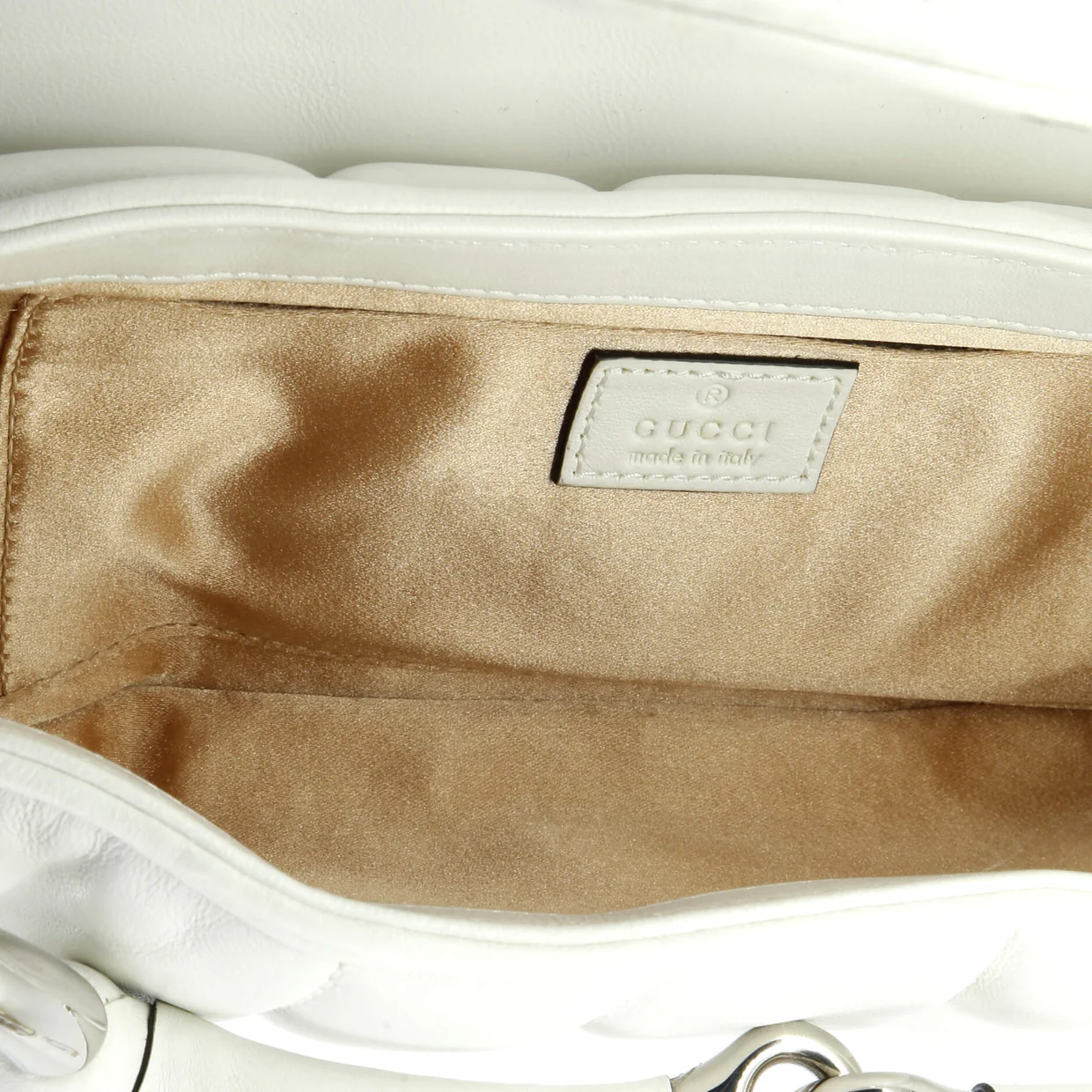 Horsebit Chain Shoulder Bag Vertical Quilted Leather Medium - Deep Luxury