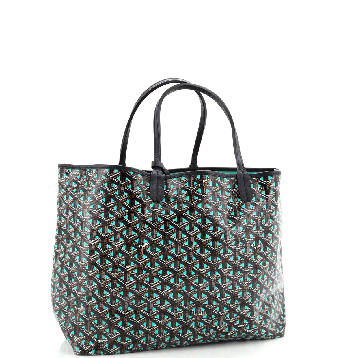 Saint Louis Tote Claire Voie Coated Canvas PM - Deep Luxury