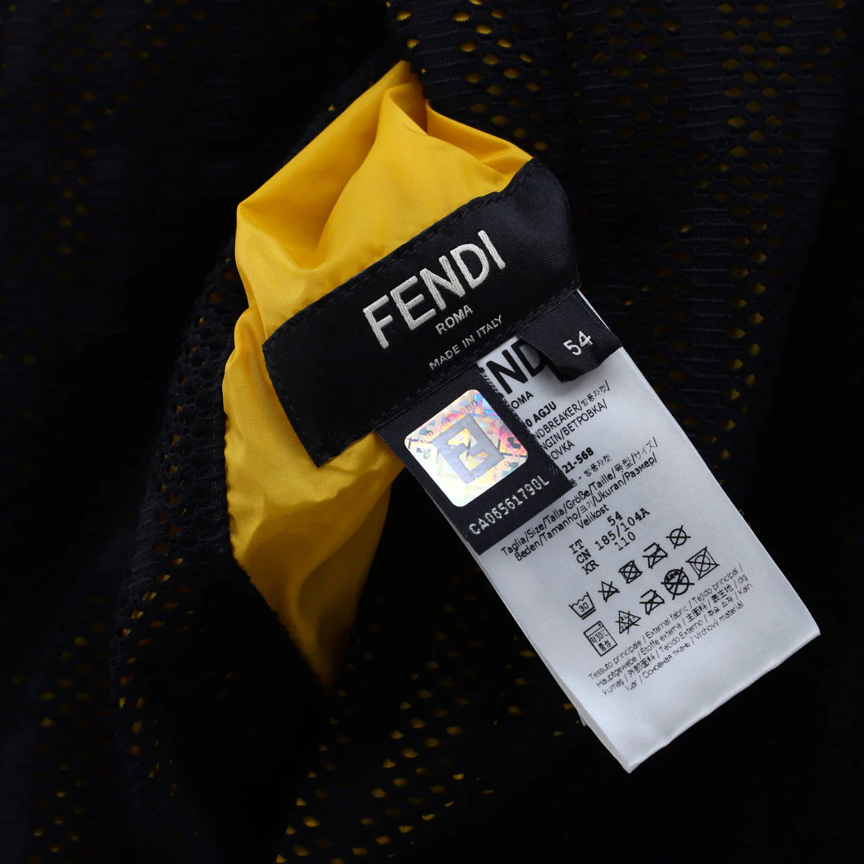 Men's Reversible Hooded Windbreaker Jacket Zucca Polyamide Blend with Polyester - Deep Luxury