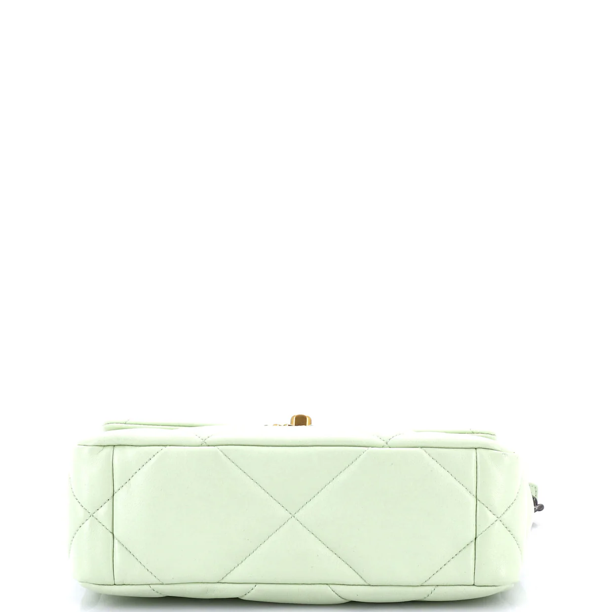 19 Flap Bag Quilted Leather Medium - Deep Luxury