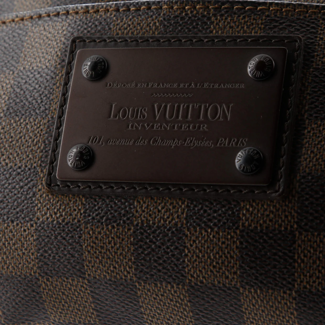 Brooklyn Bum Bag Damier - Deep Luxury