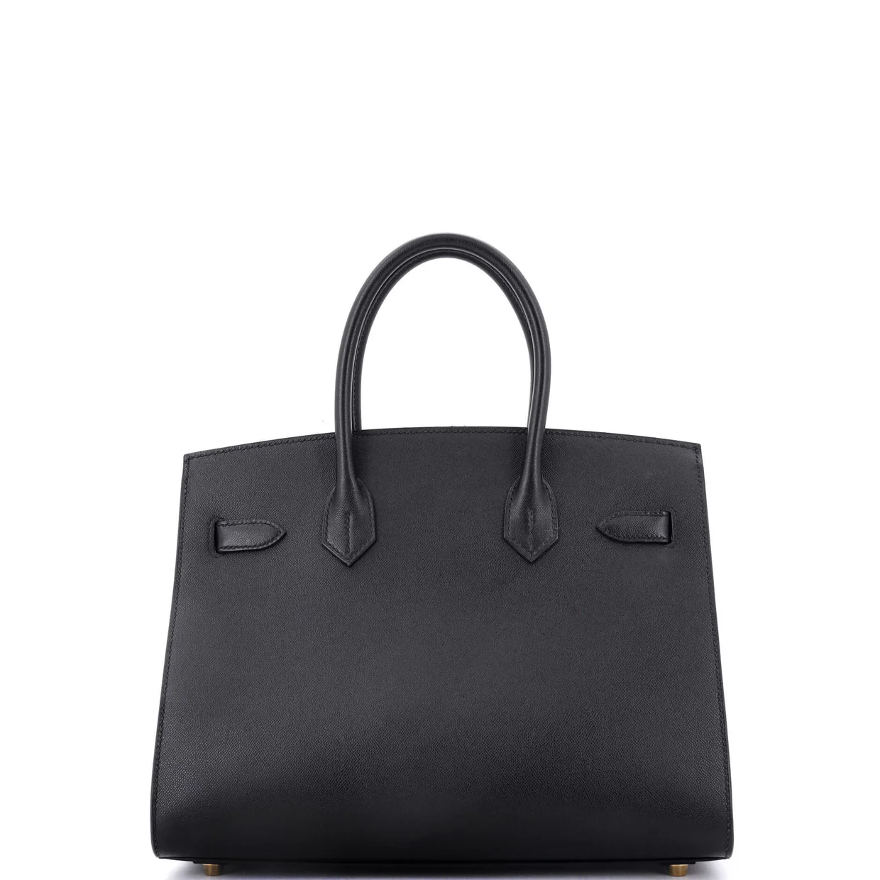 Birkin Sellier Bag Noir Madame with Gold Hardware 30 - Deep Luxury