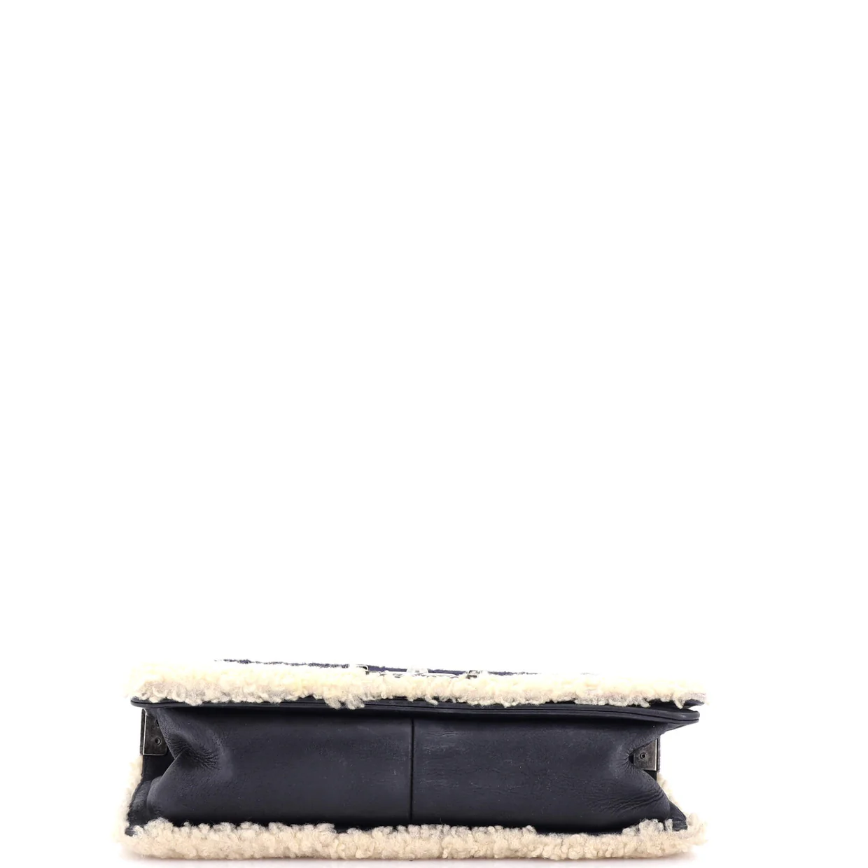 Boy Flap Bag Shearling Old Medium - Deep Luxury