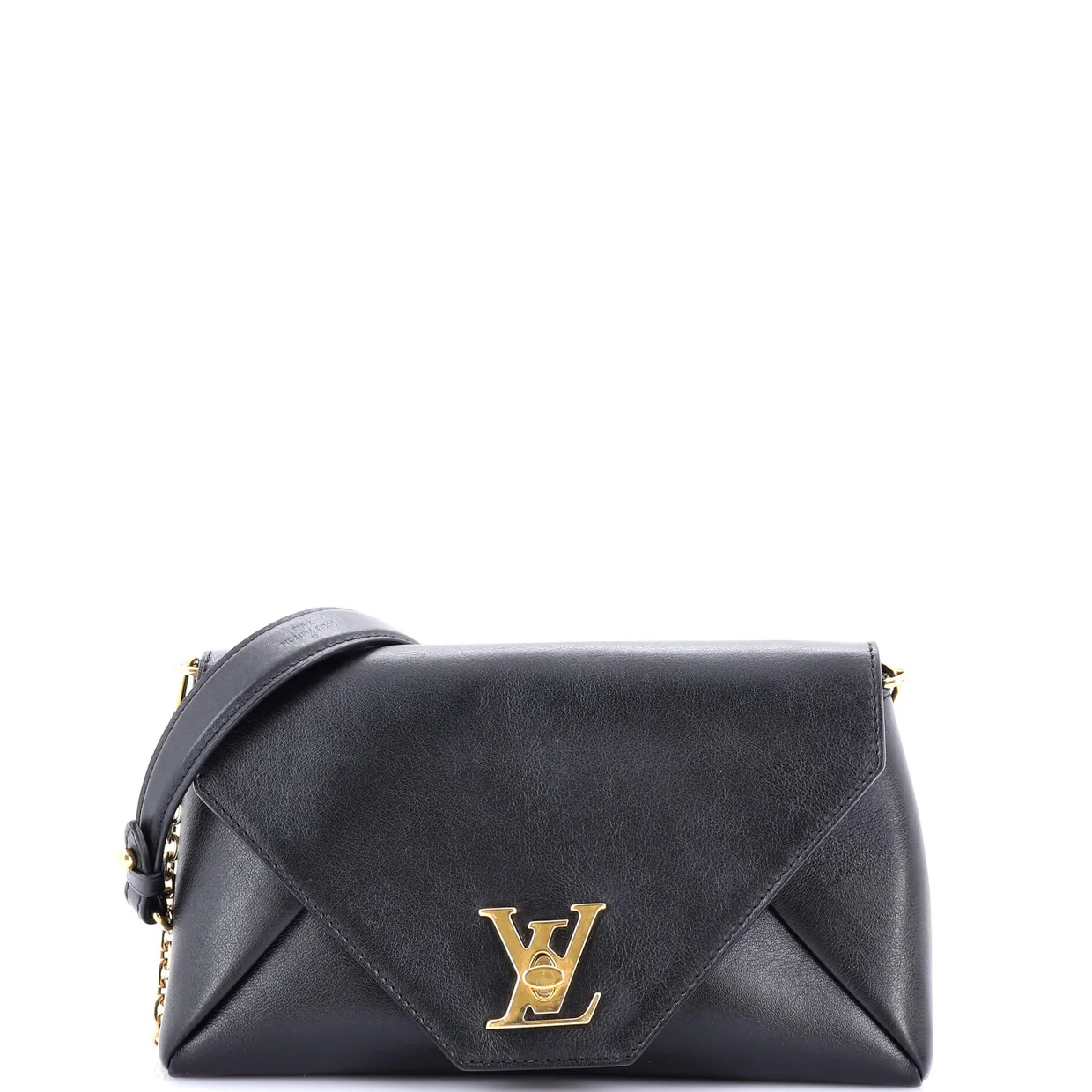 Love Note Chain Clutch Leather - Deep Luxury