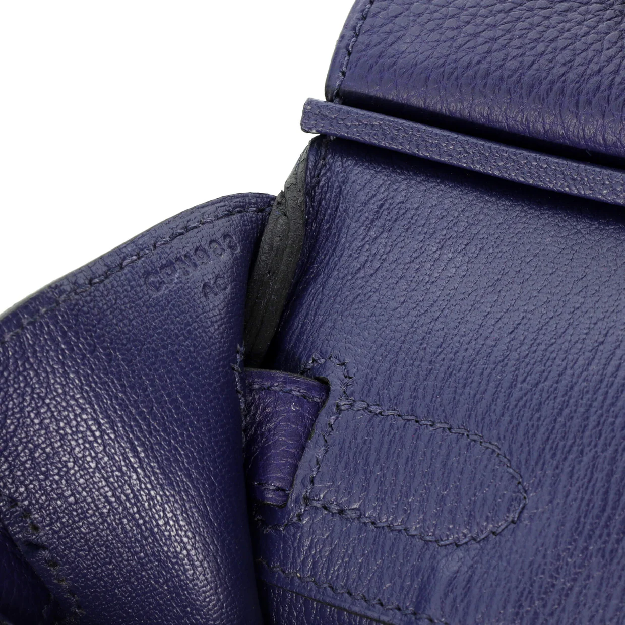 Birkin Handbag Bleu Encre Togo with Palladium Hardware 30 - Deep Luxury