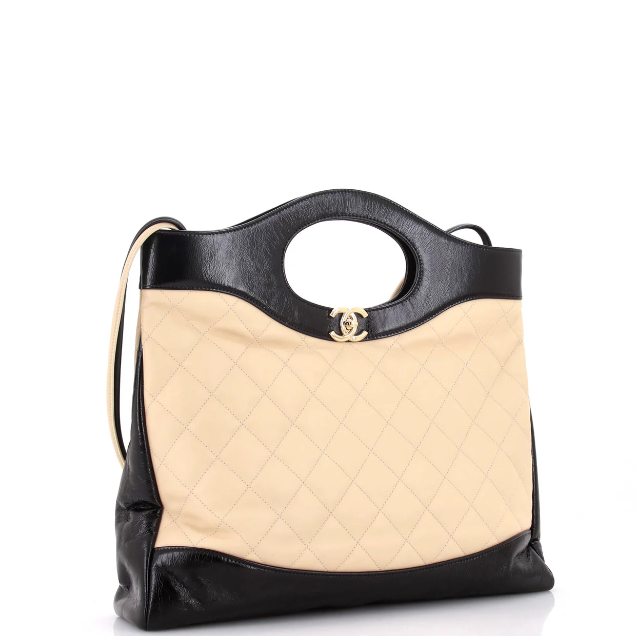 31 Shopping Bag Quilted Calfskin Large - Deep Luxury