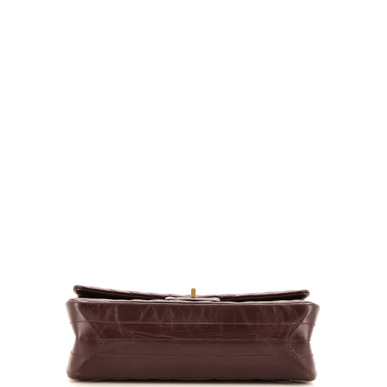 Reissue 2.55 Flap Bag Chevron Aged Calfskin 225 - Deep Luxury