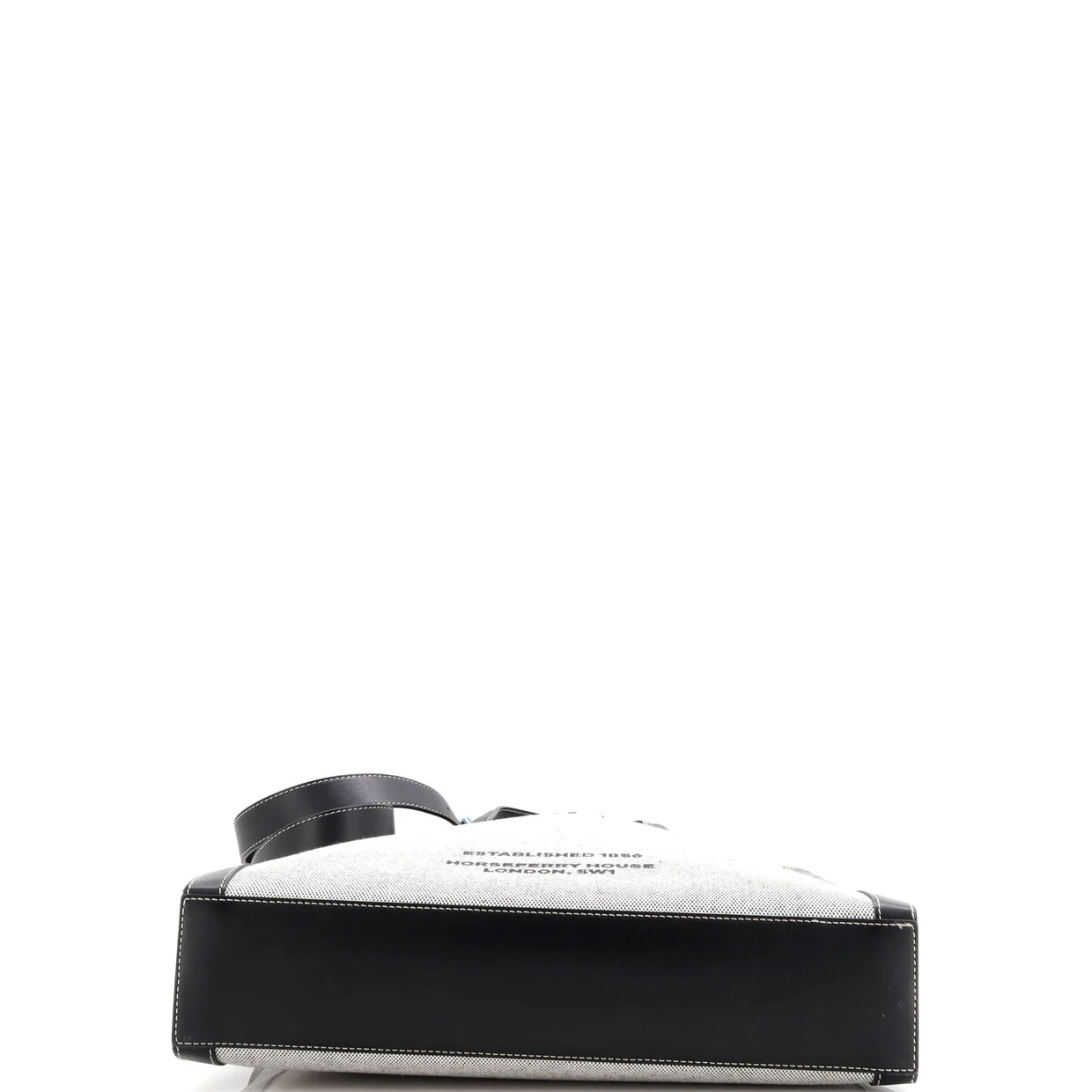 Kane Tote Horseferry Print Canvas with Leather Tall - Deep Luxury