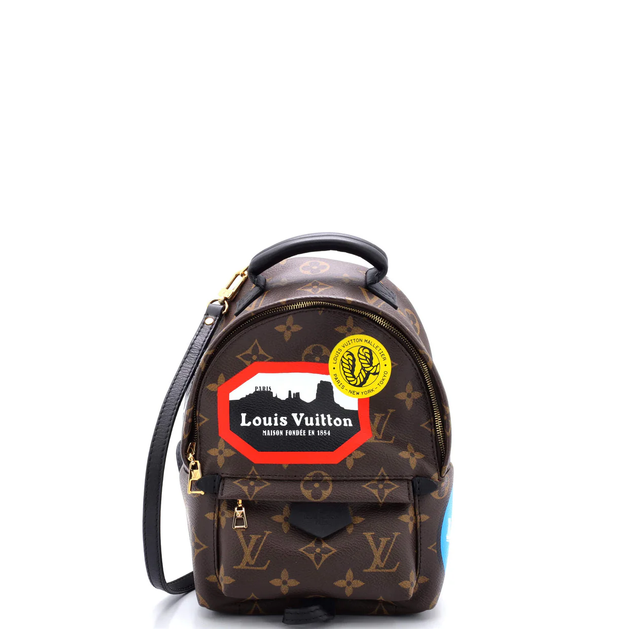 Palm Springs Backpack Limited Edition World Tour Monogram Canvas Mini - Deep Luxury