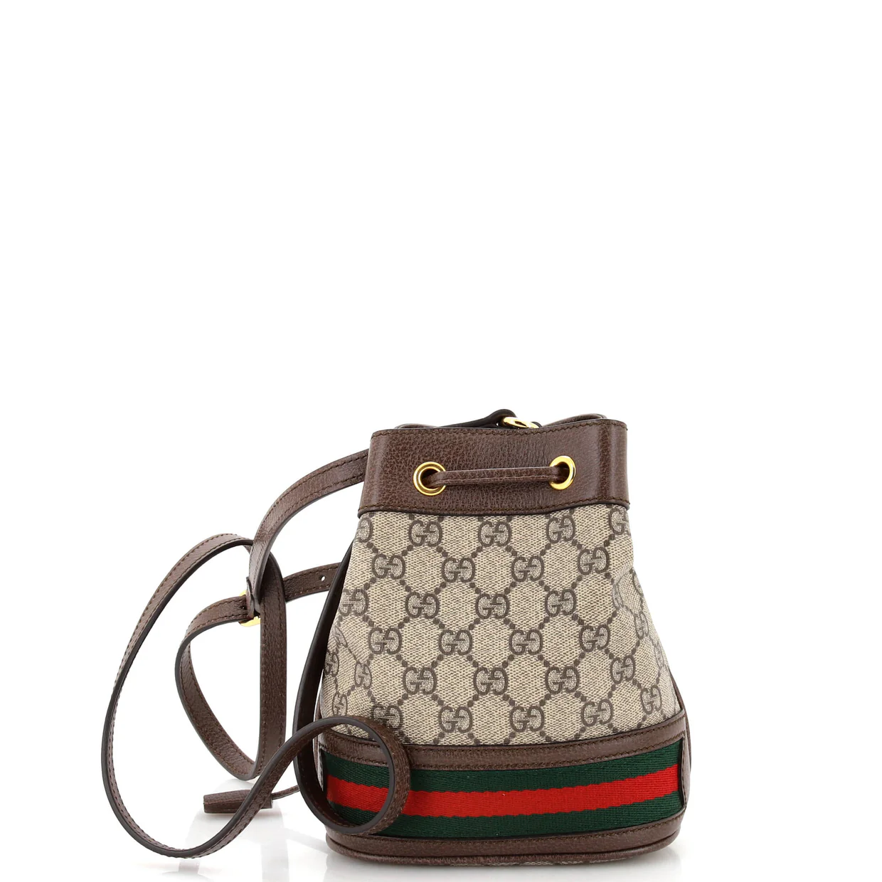 Ophidia Bucket Bag GG Coated Canvas Mini - Deep Luxury