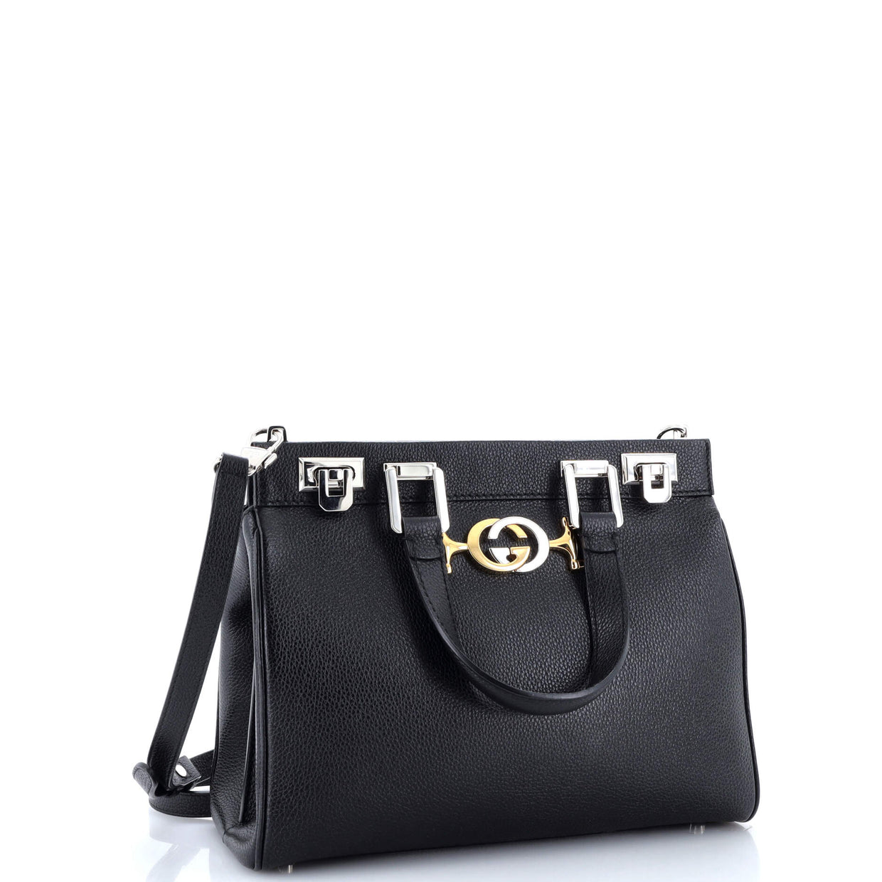 Zumi Top Handle Bag Leather Small - Deep Luxury
