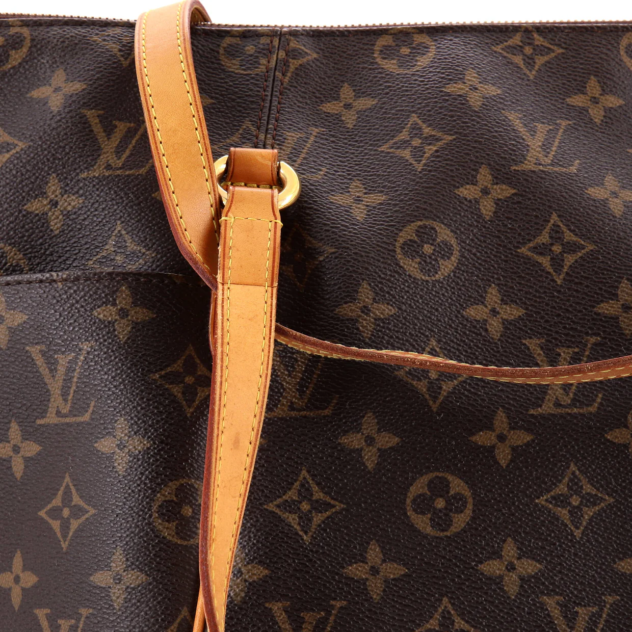Totally Handbag Monogram Canvas MM - Deep Luxury