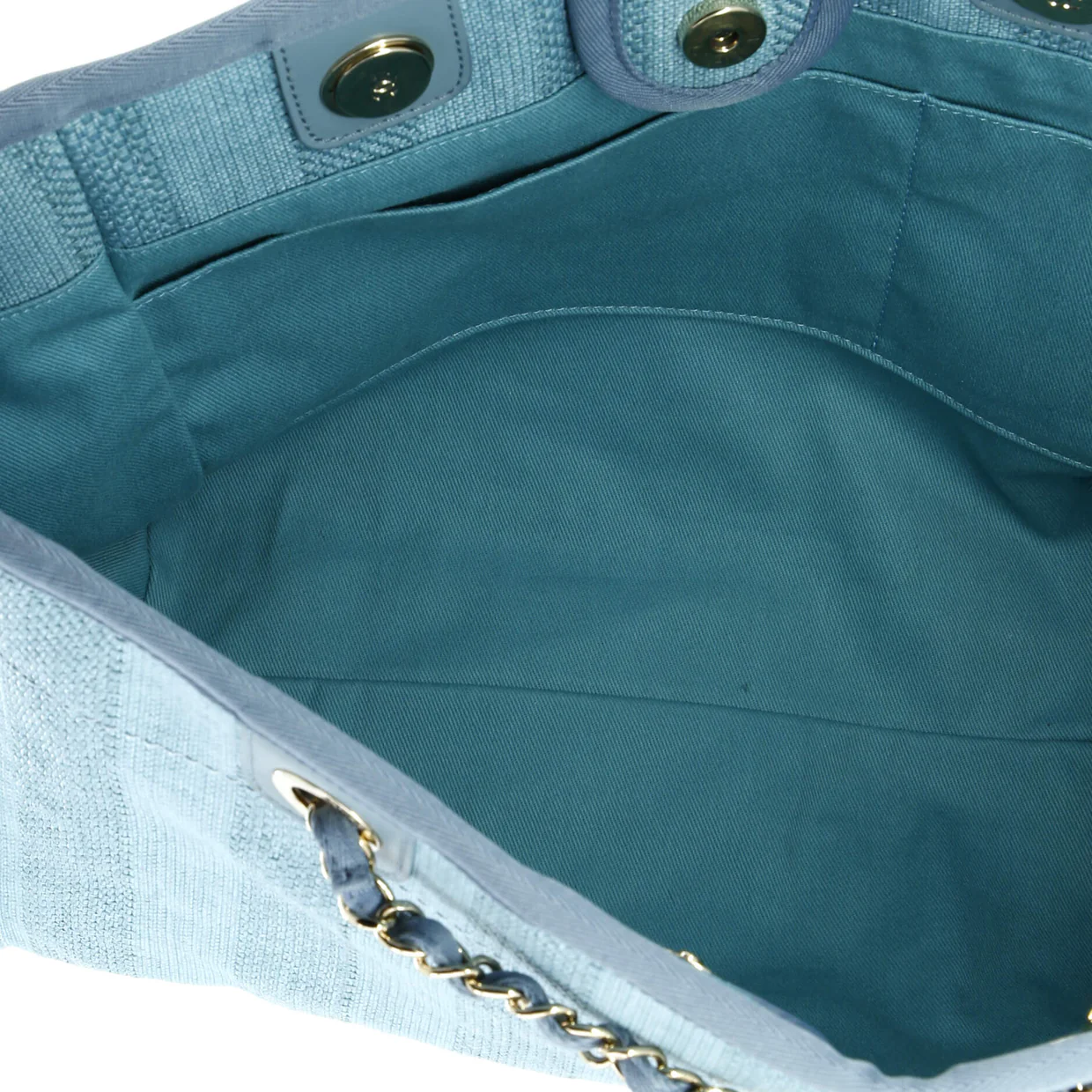 Deauville Tote Striped Raffia Small - Deep Luxury