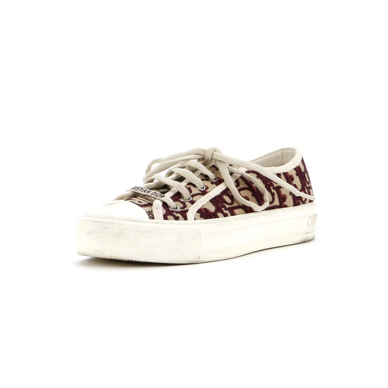 Women's Walk'N'Dior Sneakers Oblique Canvas - Deep Luxury
